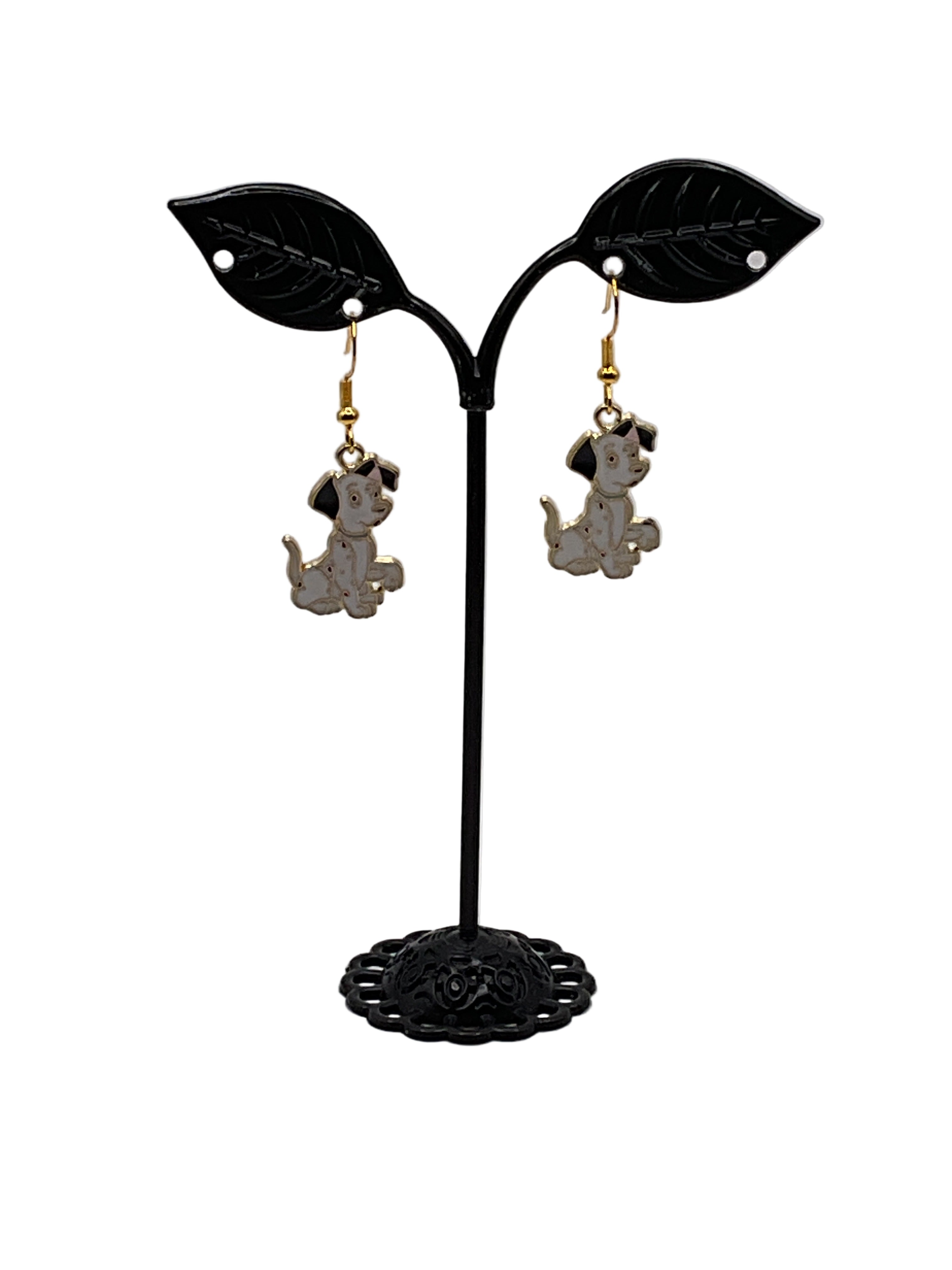 Dog earrings
