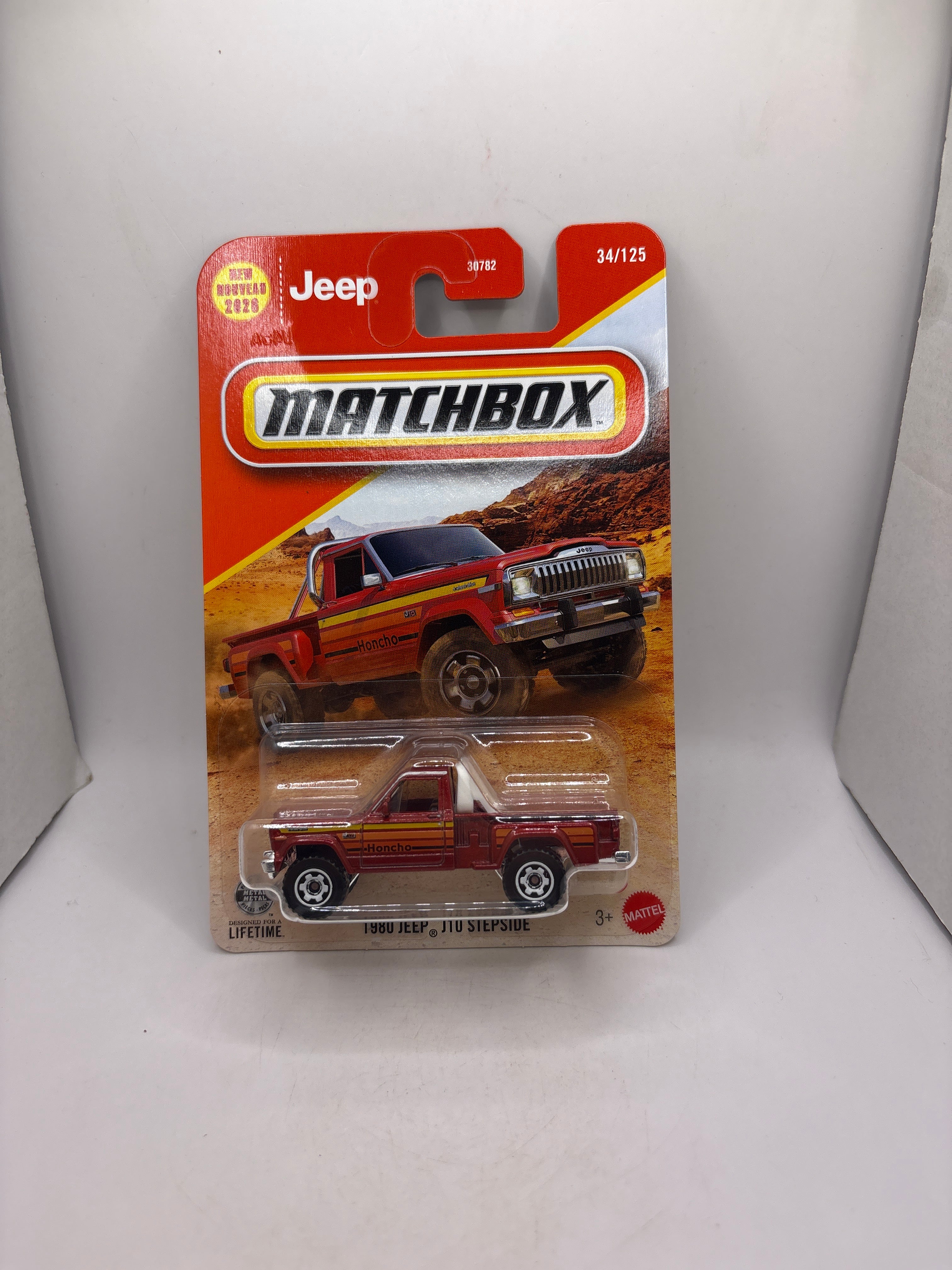 Matchbox 1980 Jeep J10 Stepside Diecast multi color
