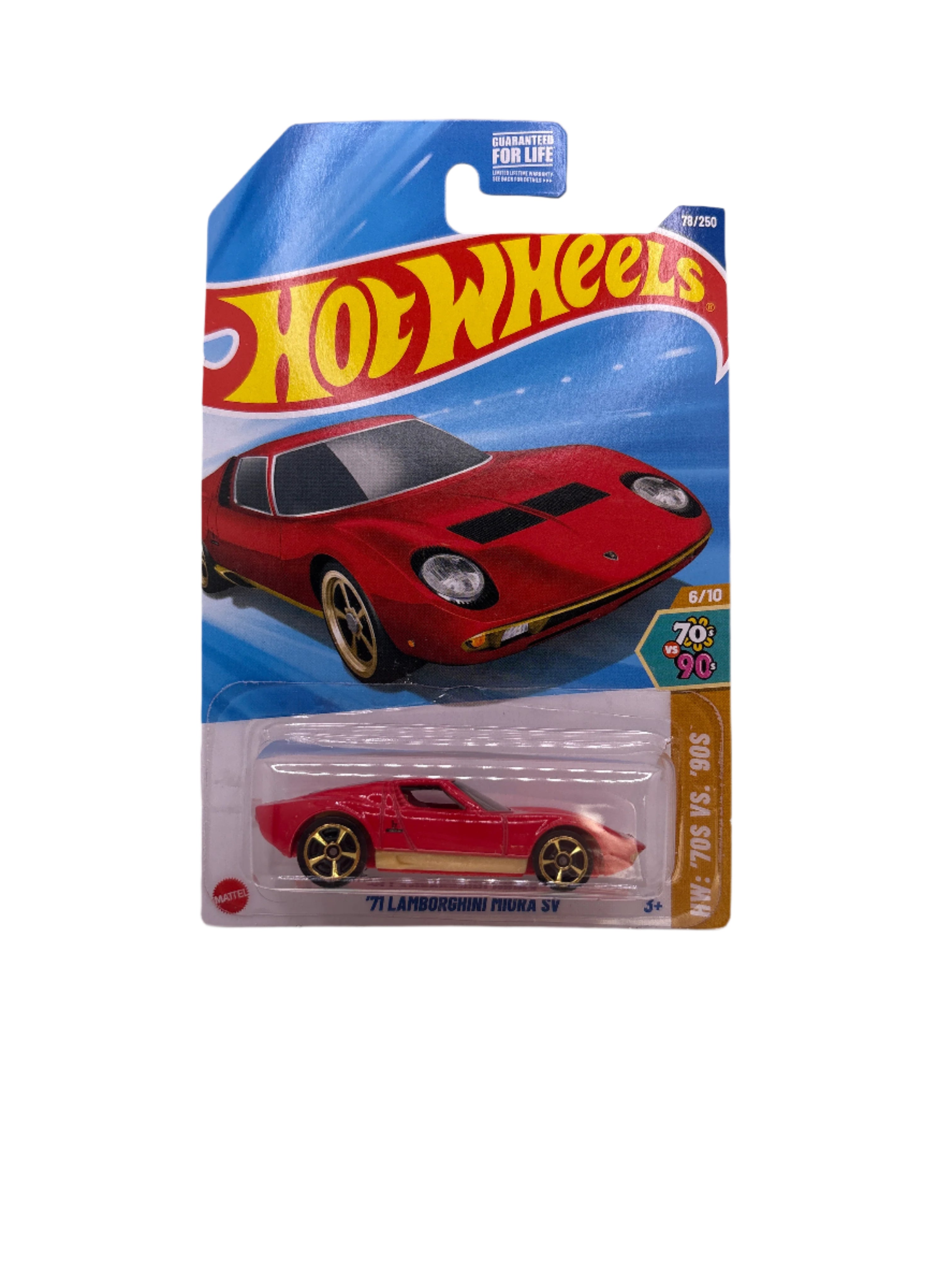 Hot Wheels 71 Lamborghini Miura SV Diecast