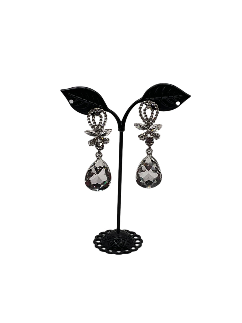 Pendientes de cristal brillante