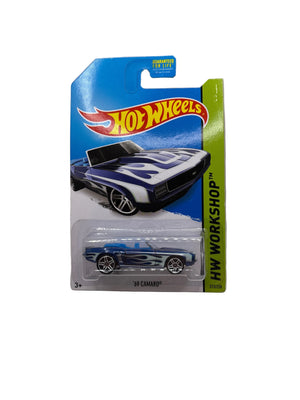Hot Wheels 69 Camaro Diecast blue