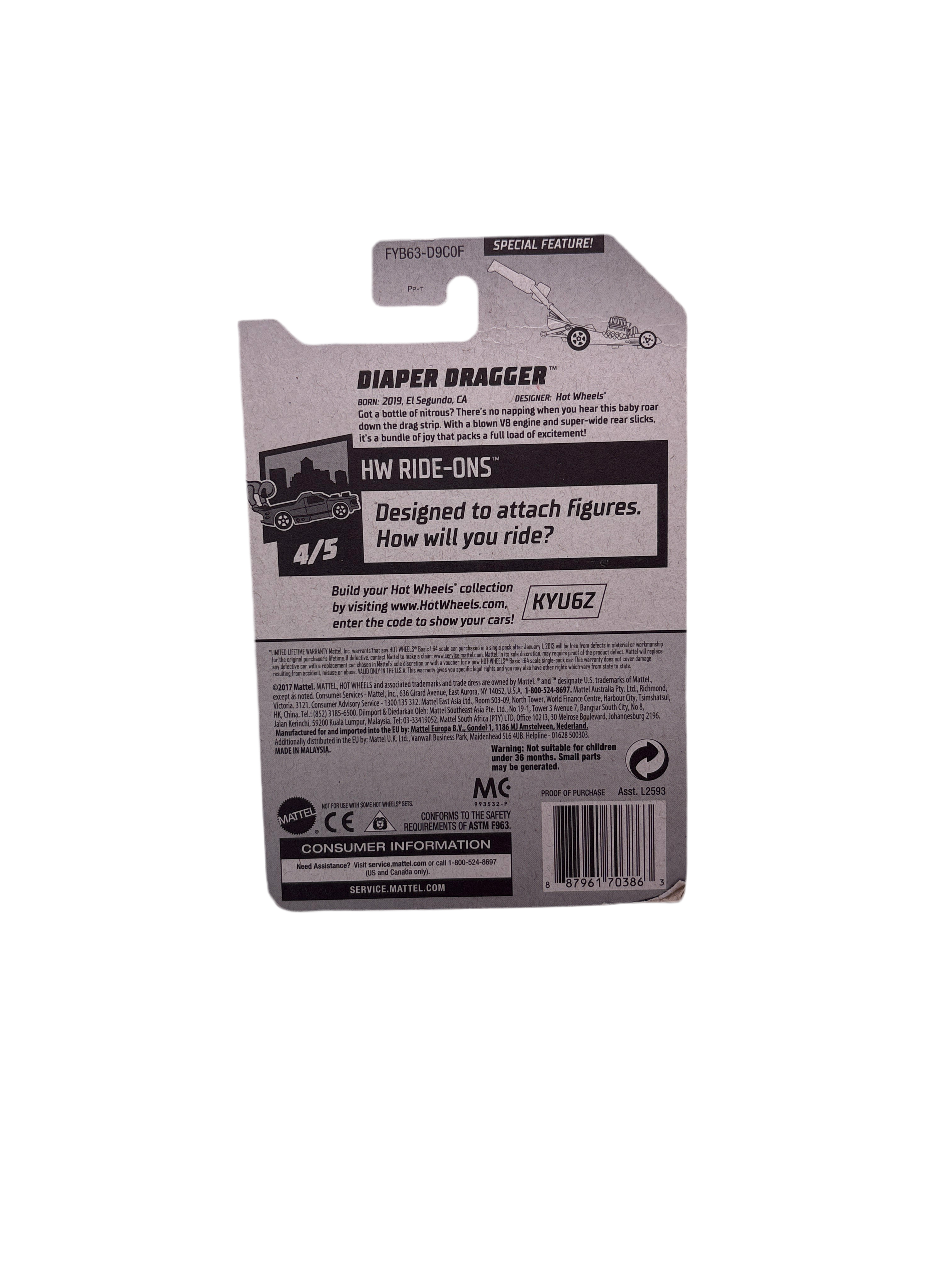 Hot Wheels Diaper Dragger Diecast