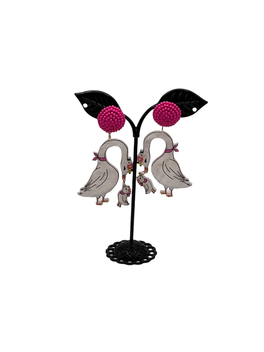 Momma Swan Earrings