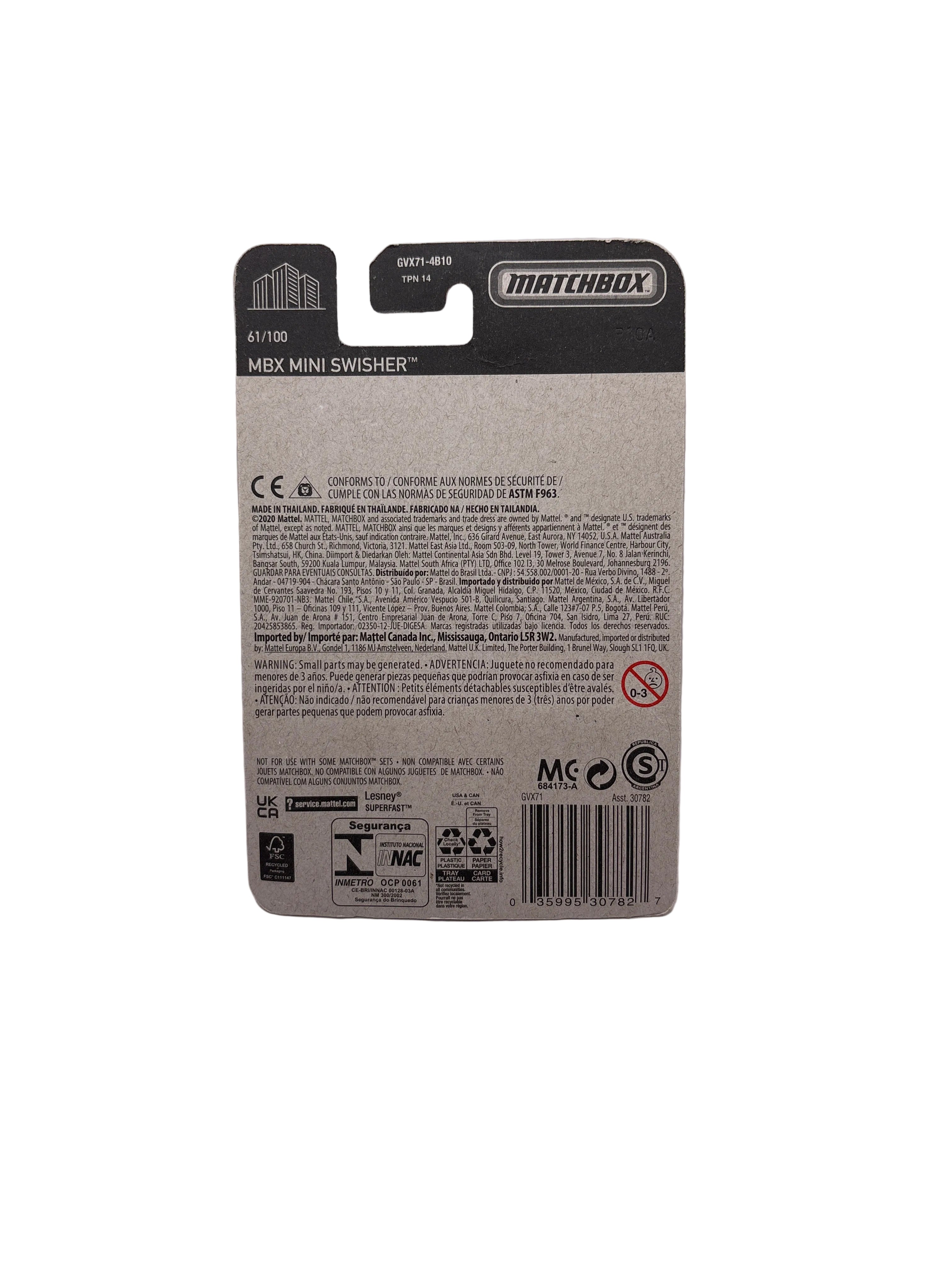 Caja de cerillas MBX Swisher