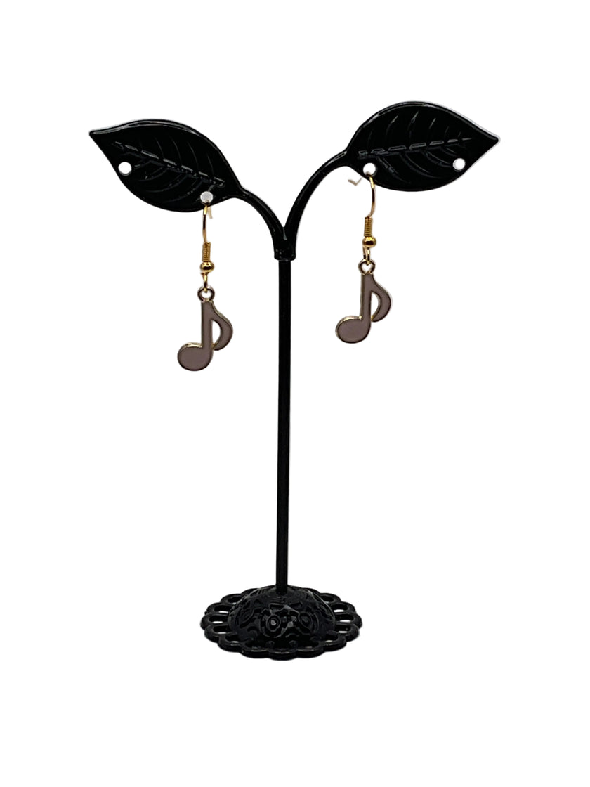 Musical instruments and note earrings