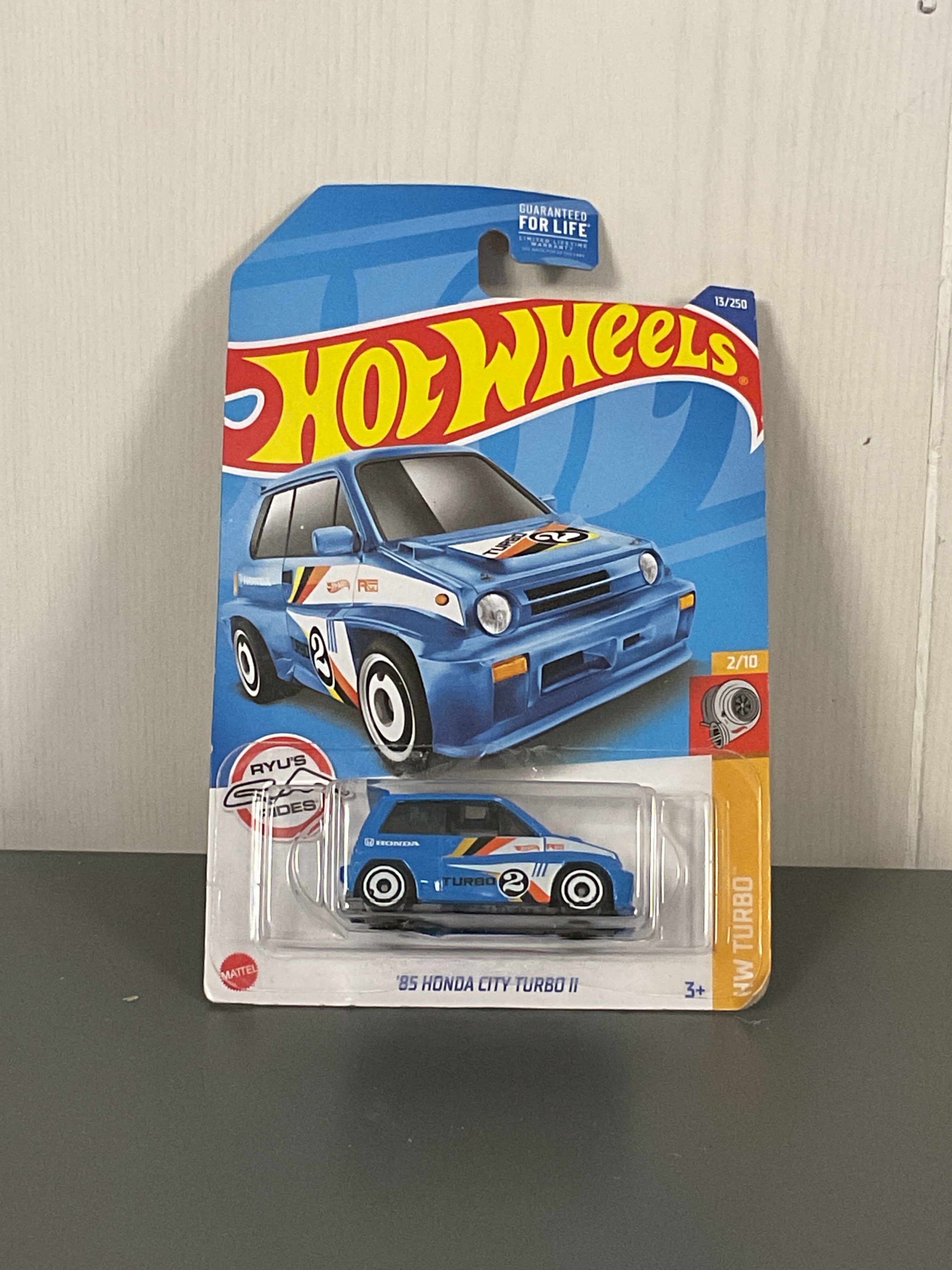 Hot Wheels ‘85 Honda City Turbo 11 Diecast Blue