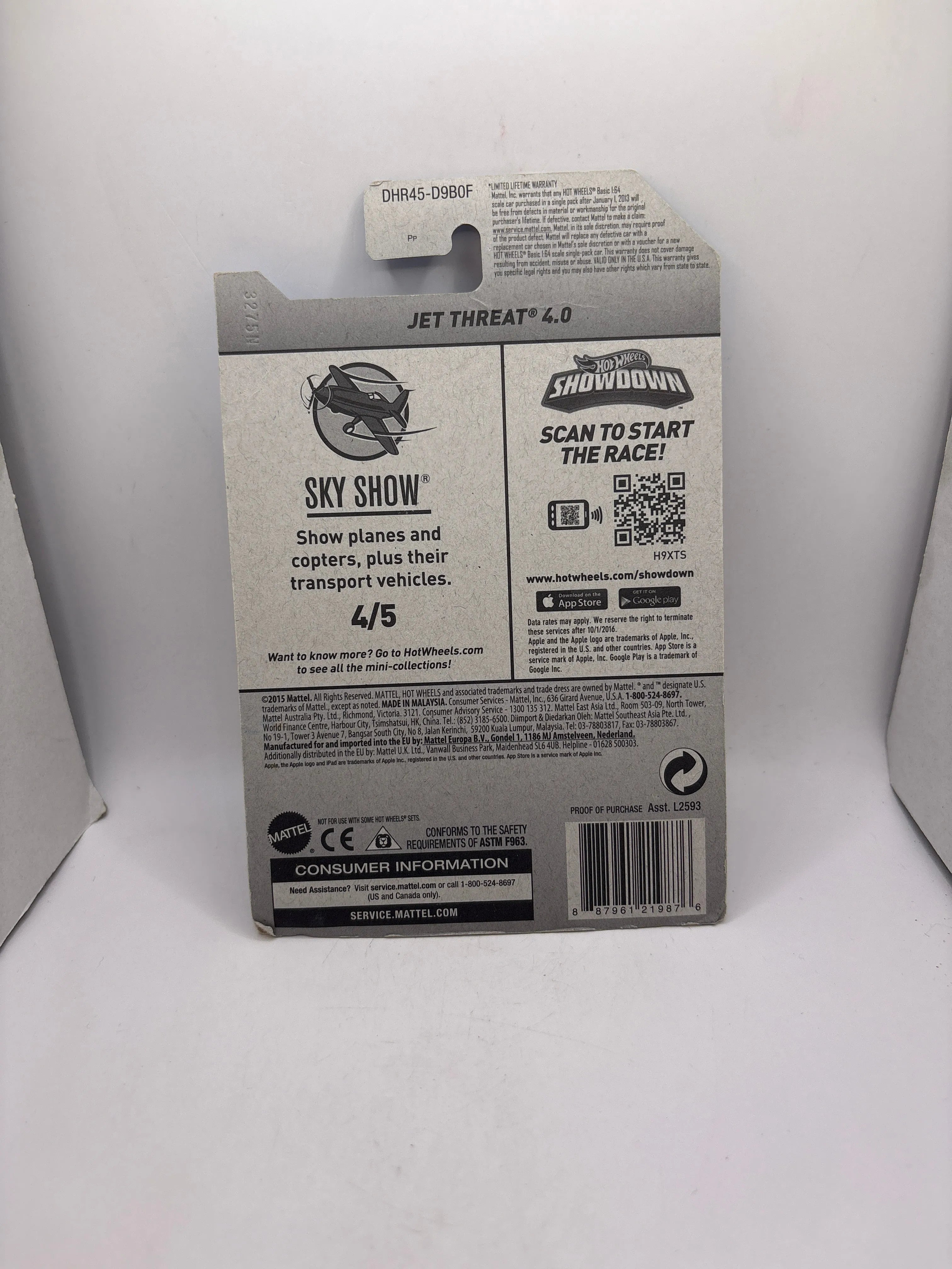 Hot Wheels Jet Threat 4.0 Diecast