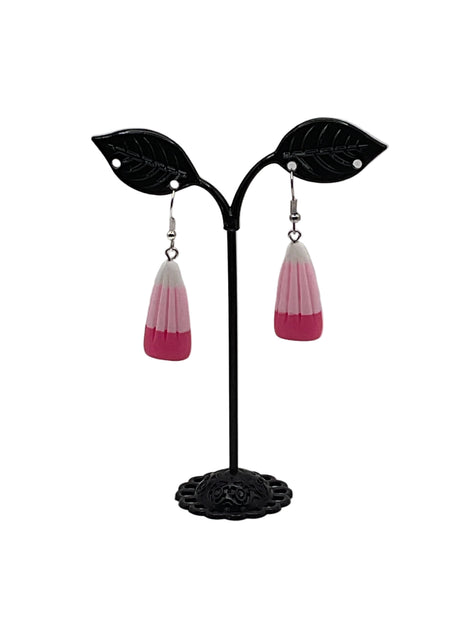 Pink Candy Corn Earrings