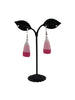 Pink Candy Corn Earrings