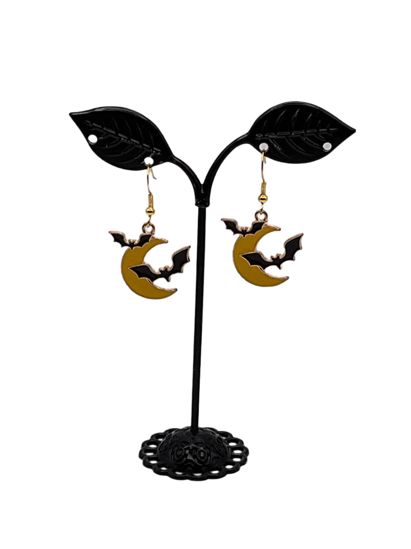 Enamel Halloween Earrings