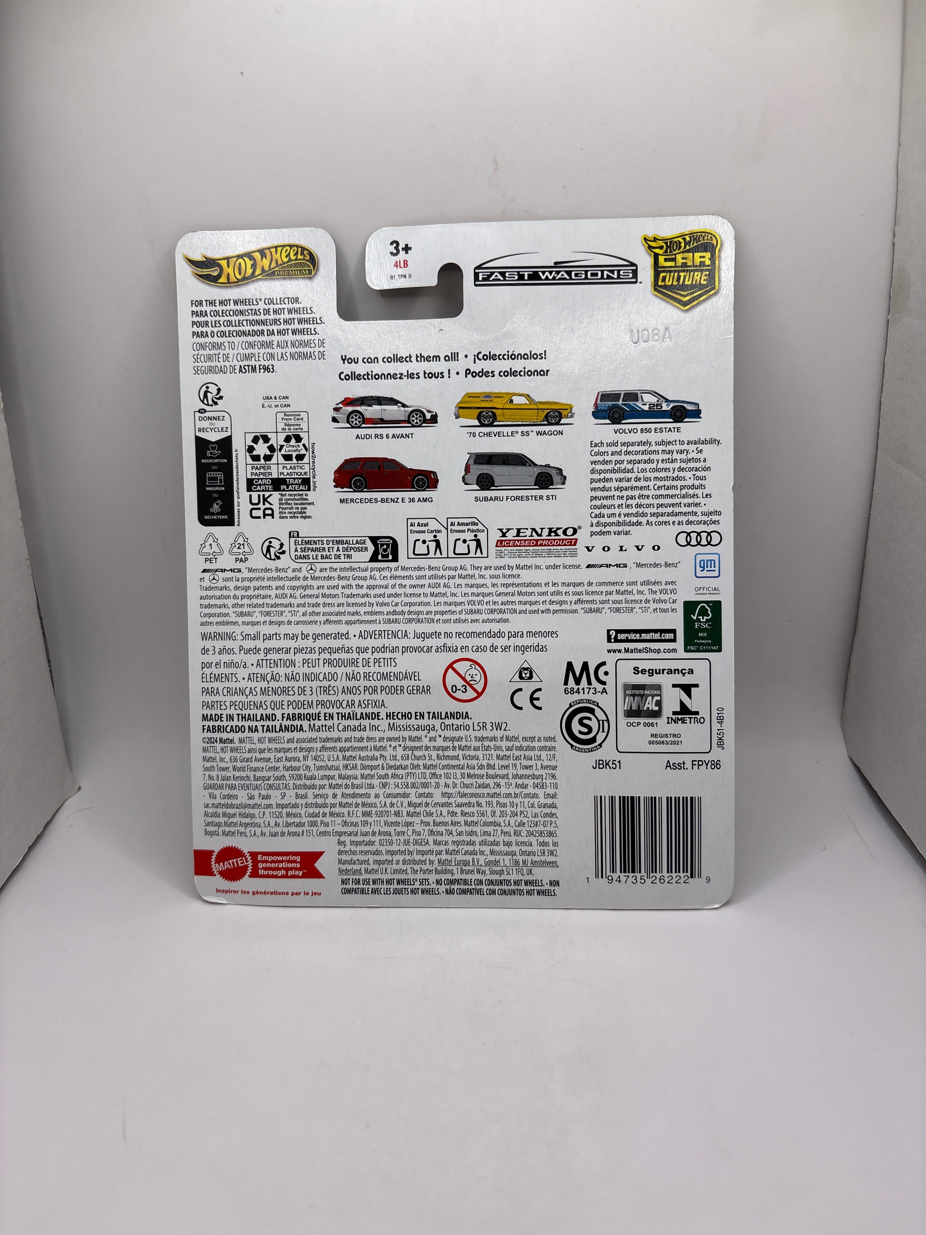 Hot Wheels Audi RS 6 Avant Diecast