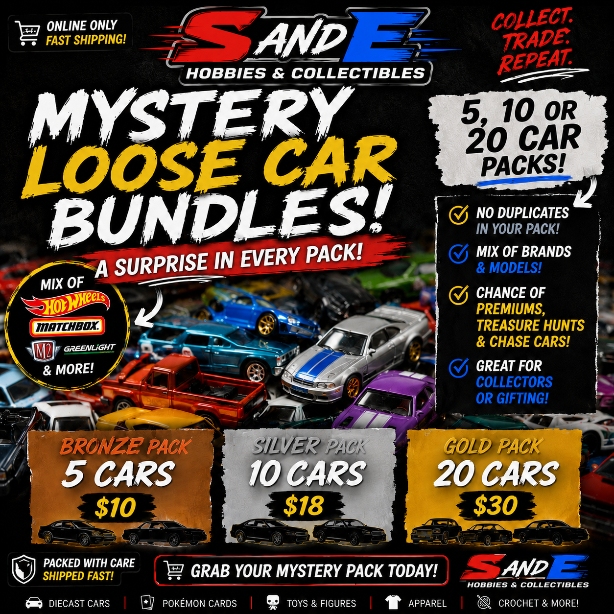 Mystery Loose Diecast Bundles