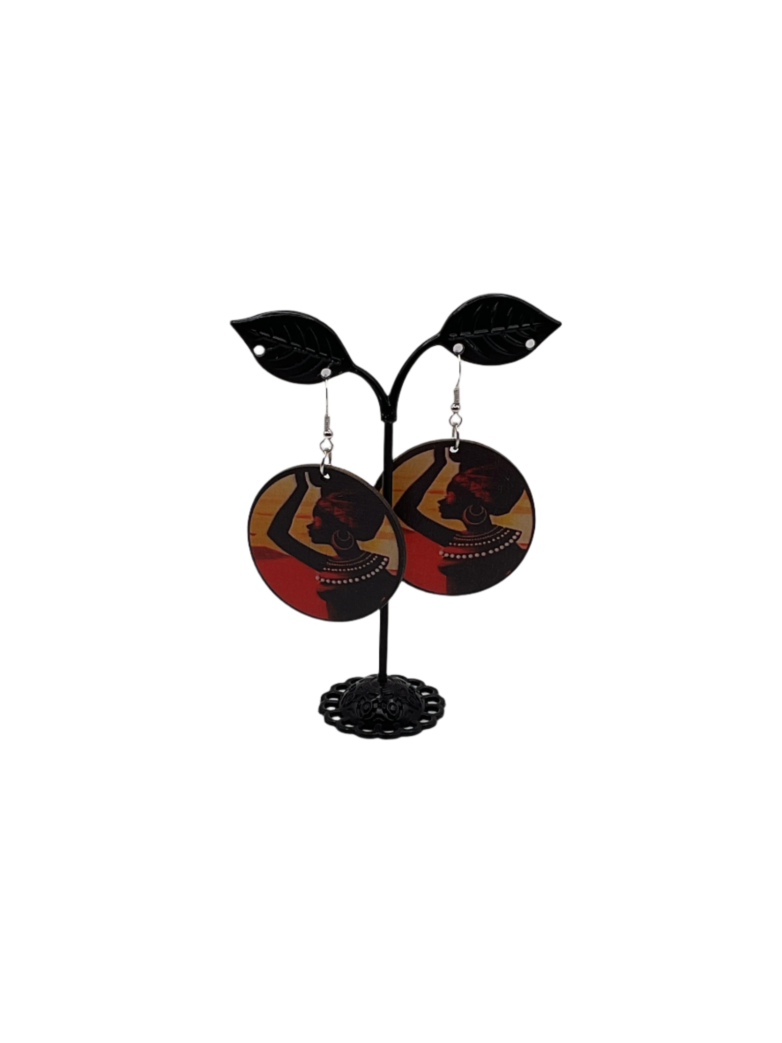 अफ़्रीकी महिला कान की बाली