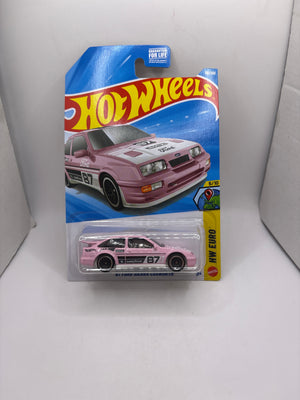 Hot Wheels 87 Ford Sierra Cosworth Diecast pink