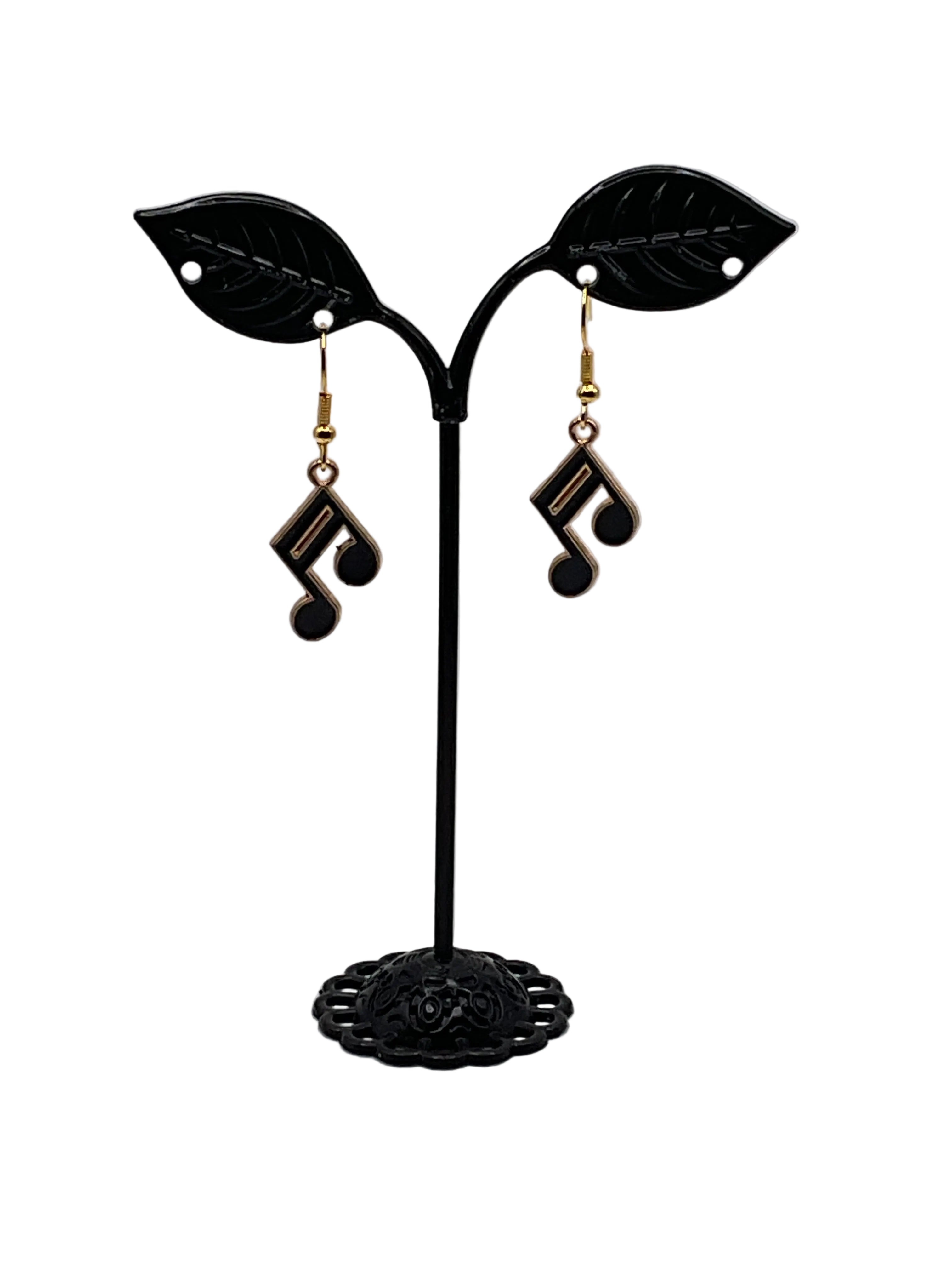 Musical instruments and note earrings