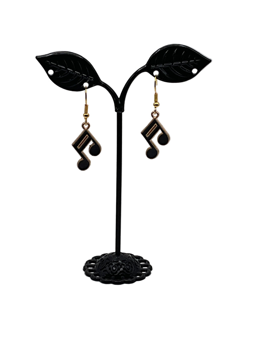 Musical instruments and note earrings