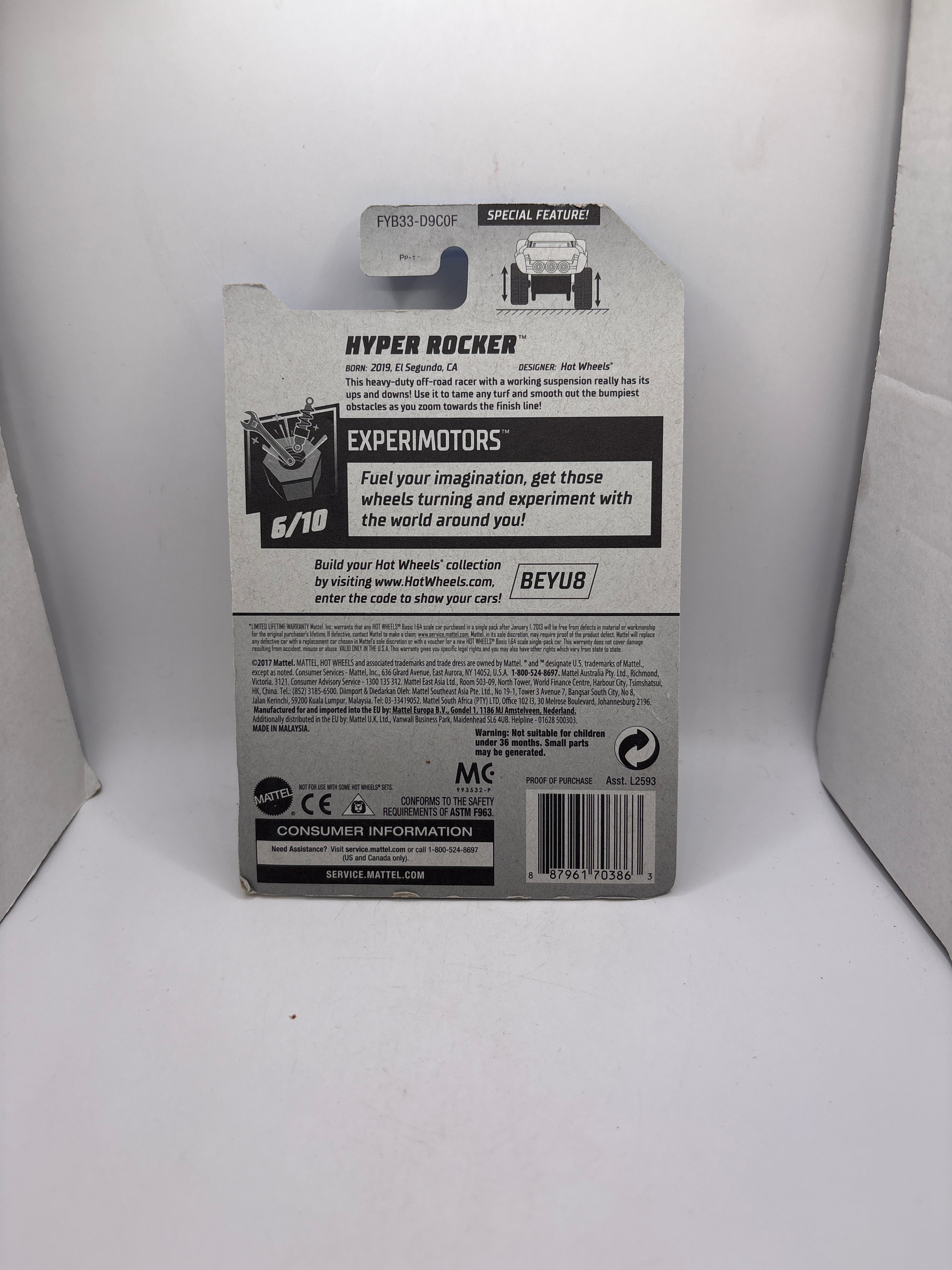 Hyper Rocker Blue Hot Wheels Hyper Rocker Diecast – S and E Hobbies and Collectables