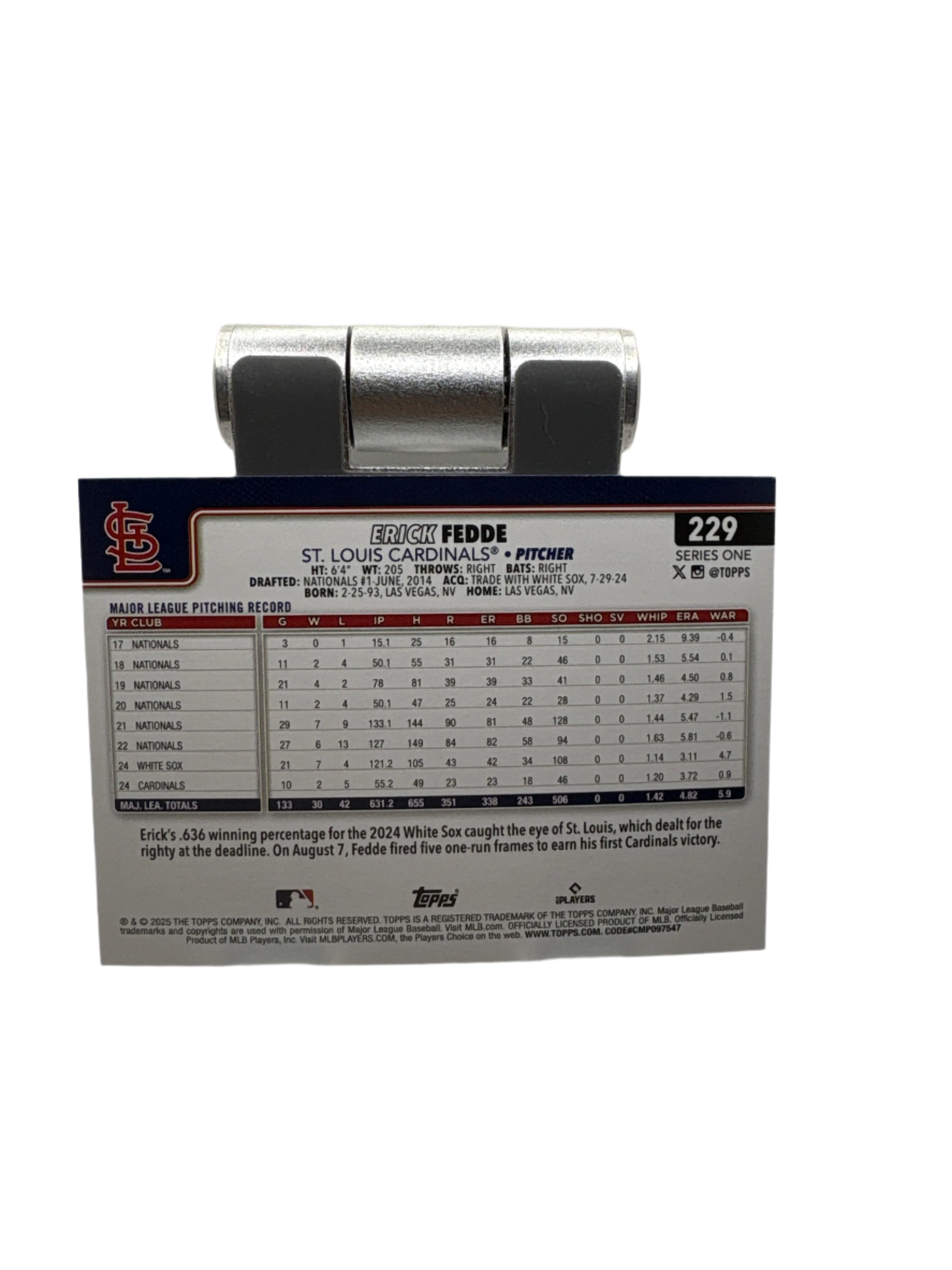 Topps Erick Fedde