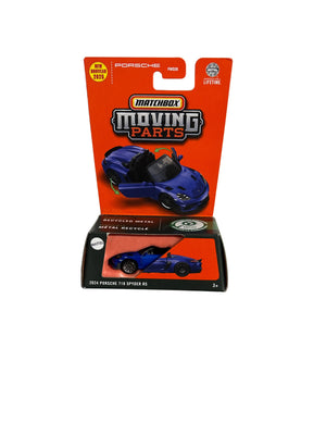 Matchbox 2024 Porsche 718 Spyder RS Diecast blue