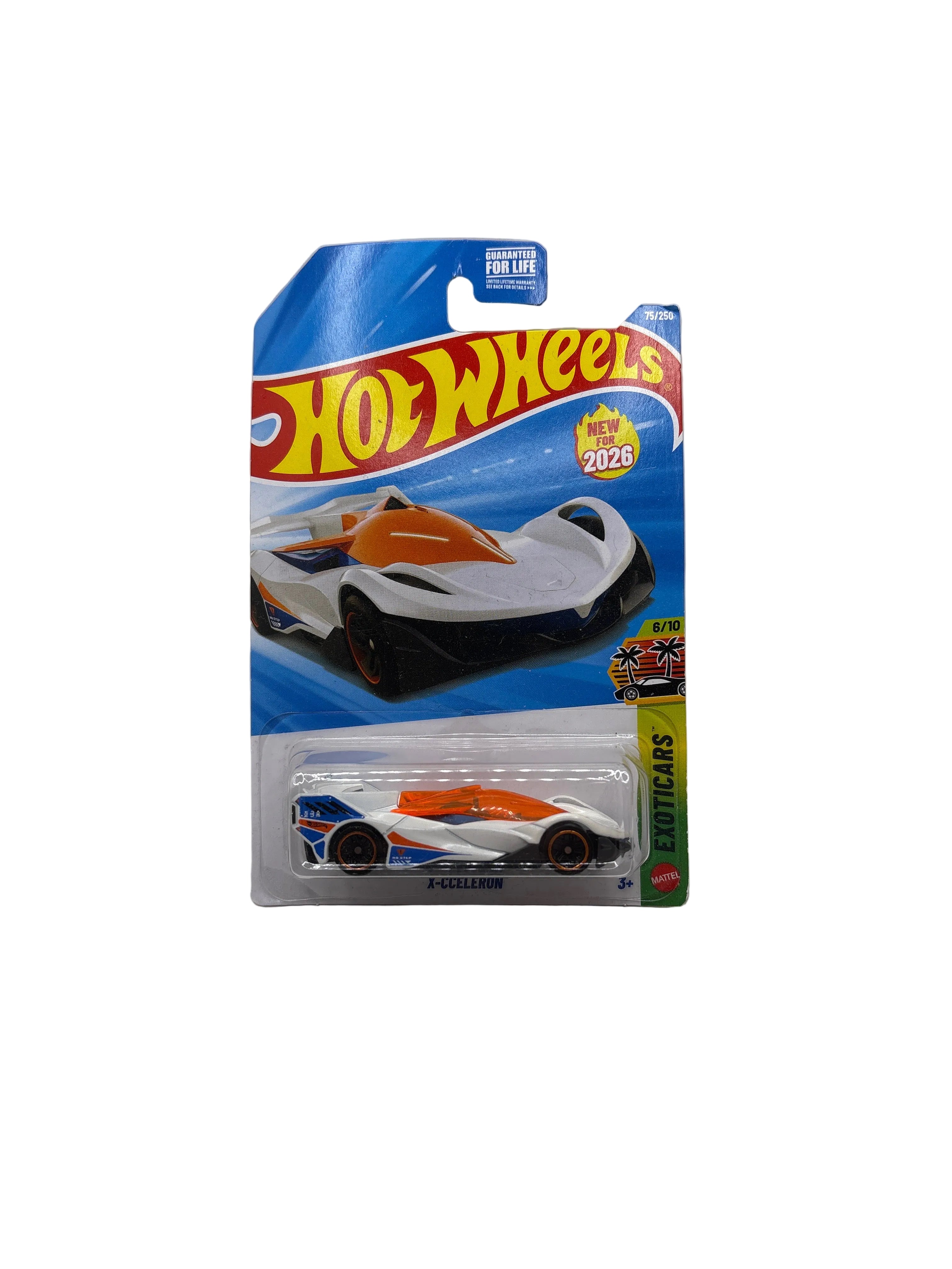 Hot Wheels X-Cceleron Diecast white