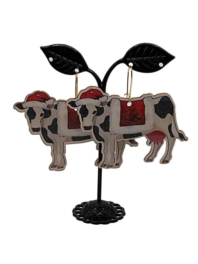 Country Christmas Earrings