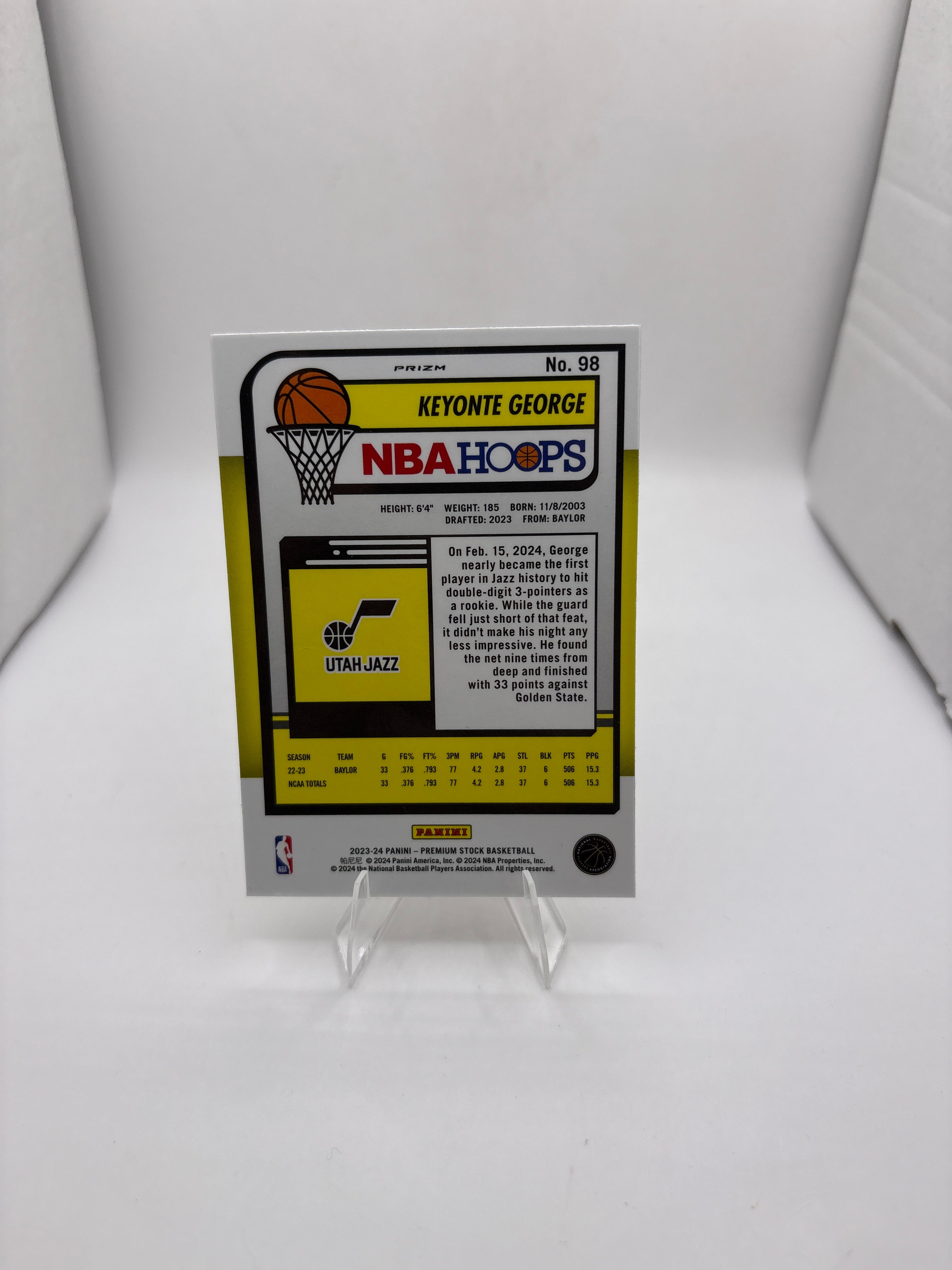 NBA Hoops Keyonte George