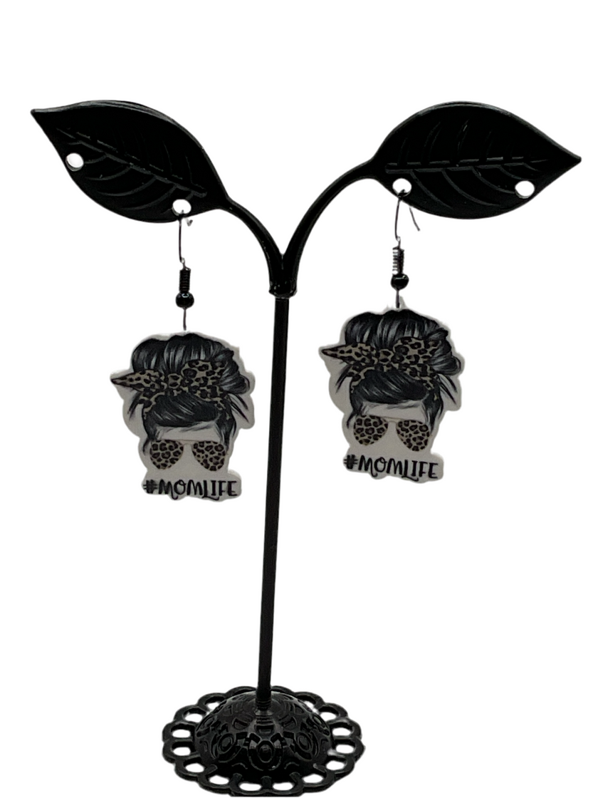 Mom Life Earrings