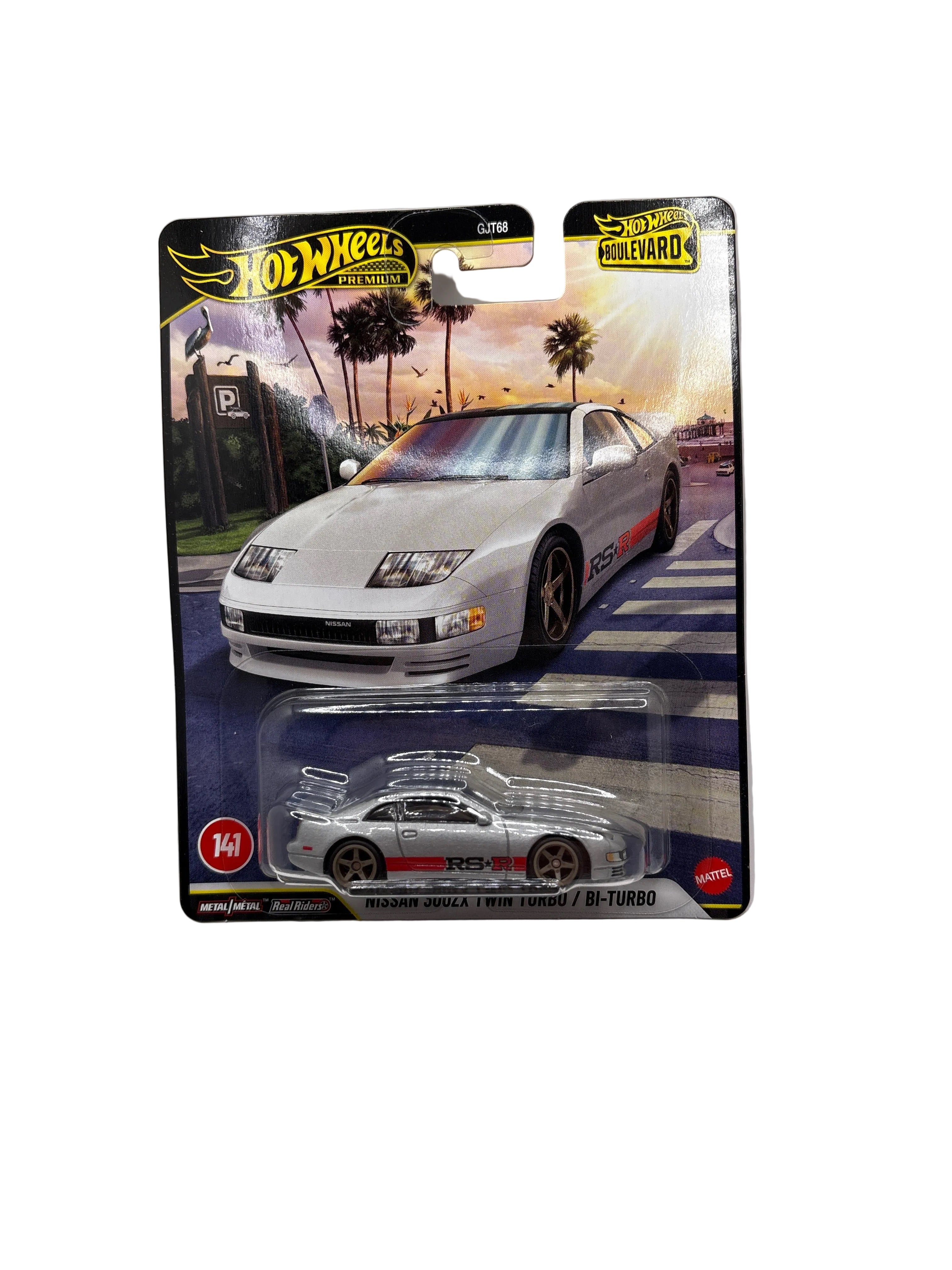 Hot Wheels Nissan 300ZX Twin Turbo/Bi-Turbo Diecast silver