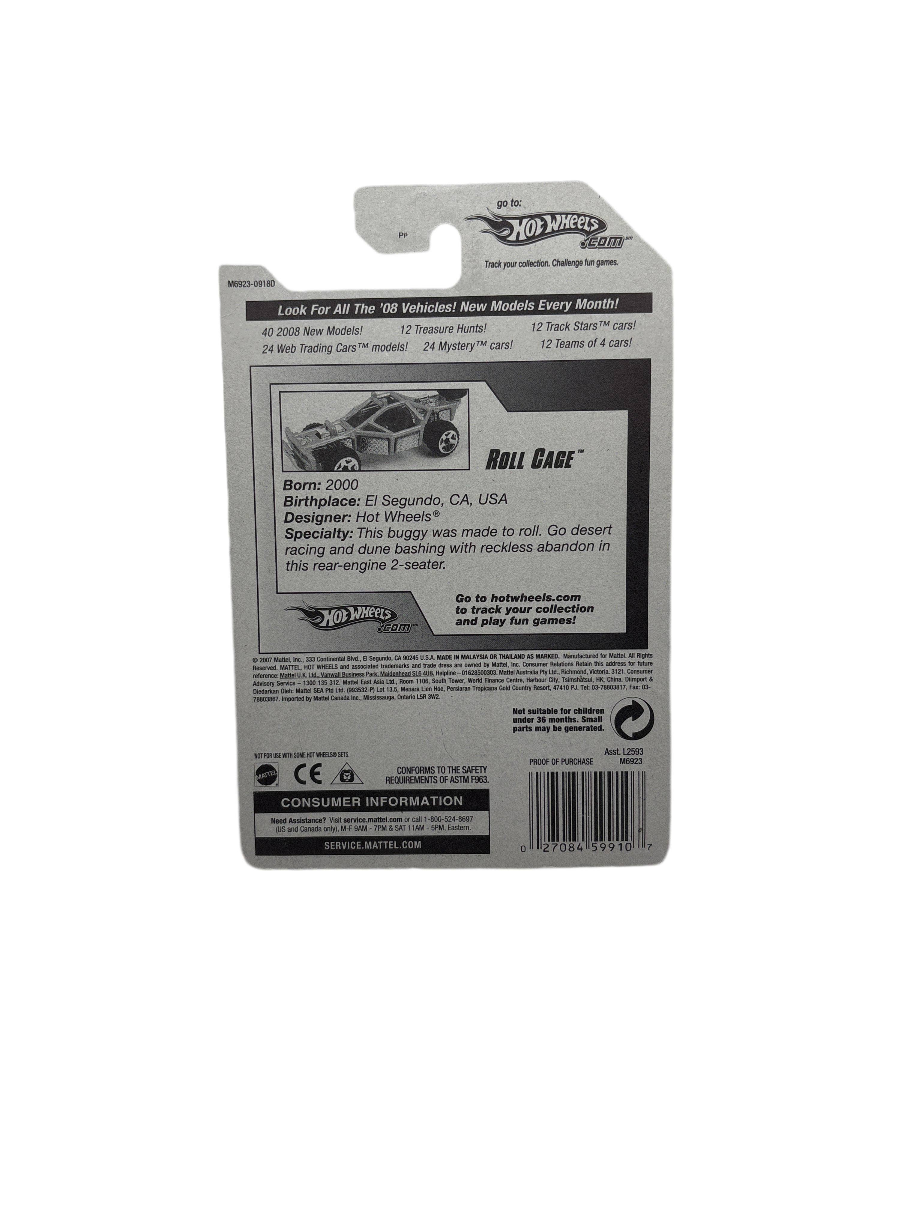 Hot Wheels Roll Cage Diecast