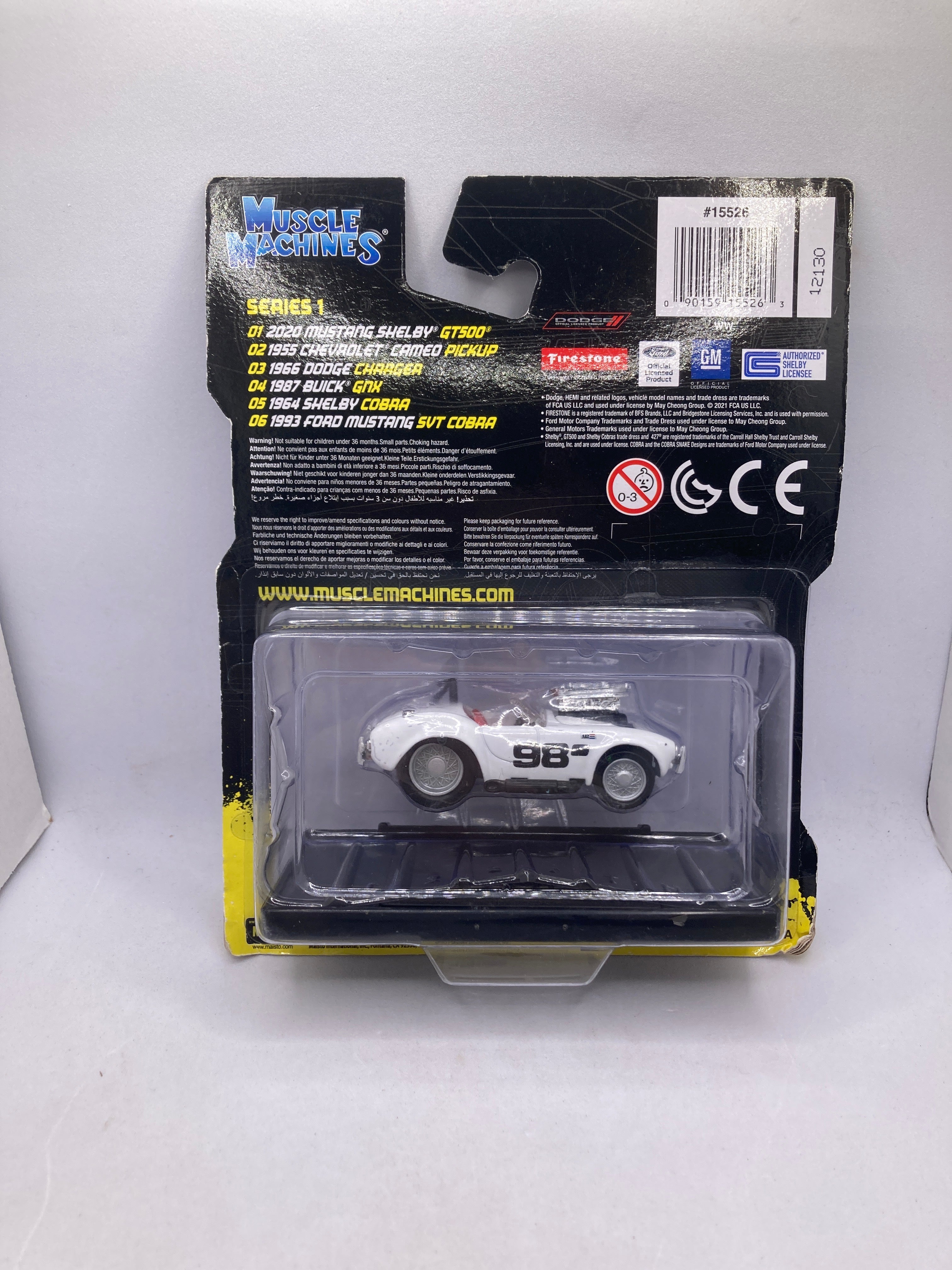 Muscle Machines 1964 Shelby Cobra Diecast