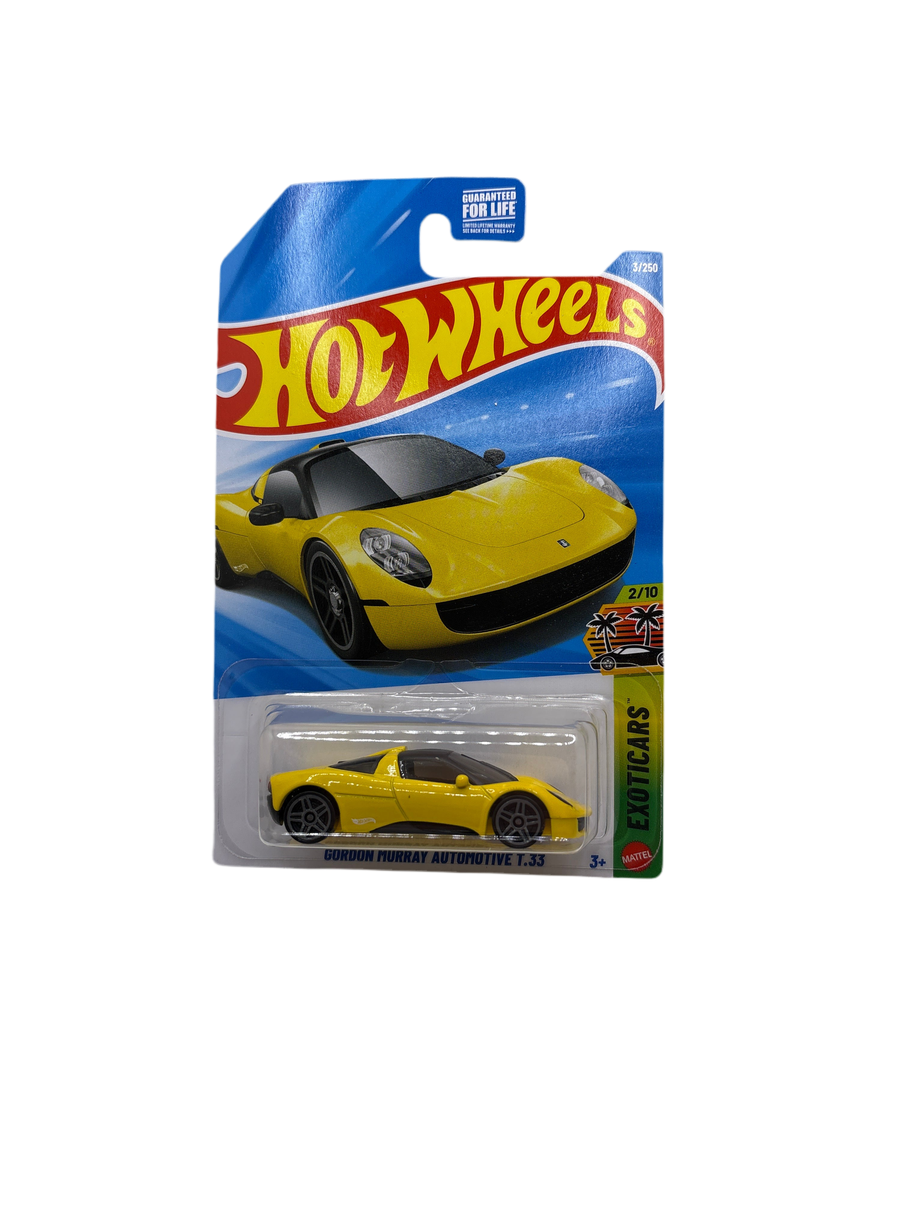 Hot Wheels Gordon Murray Automotive T.33 Diecast yellow