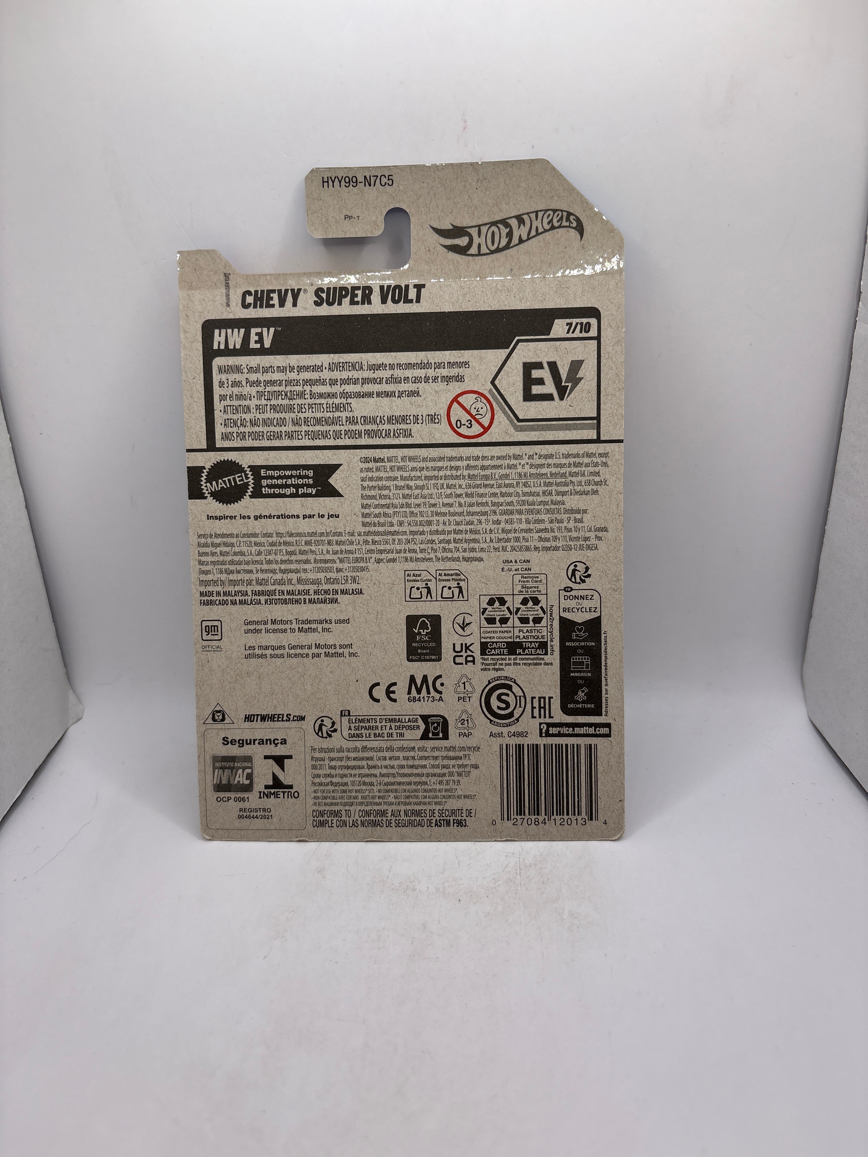 Hot Wheels Chevy Super Volt Diecast