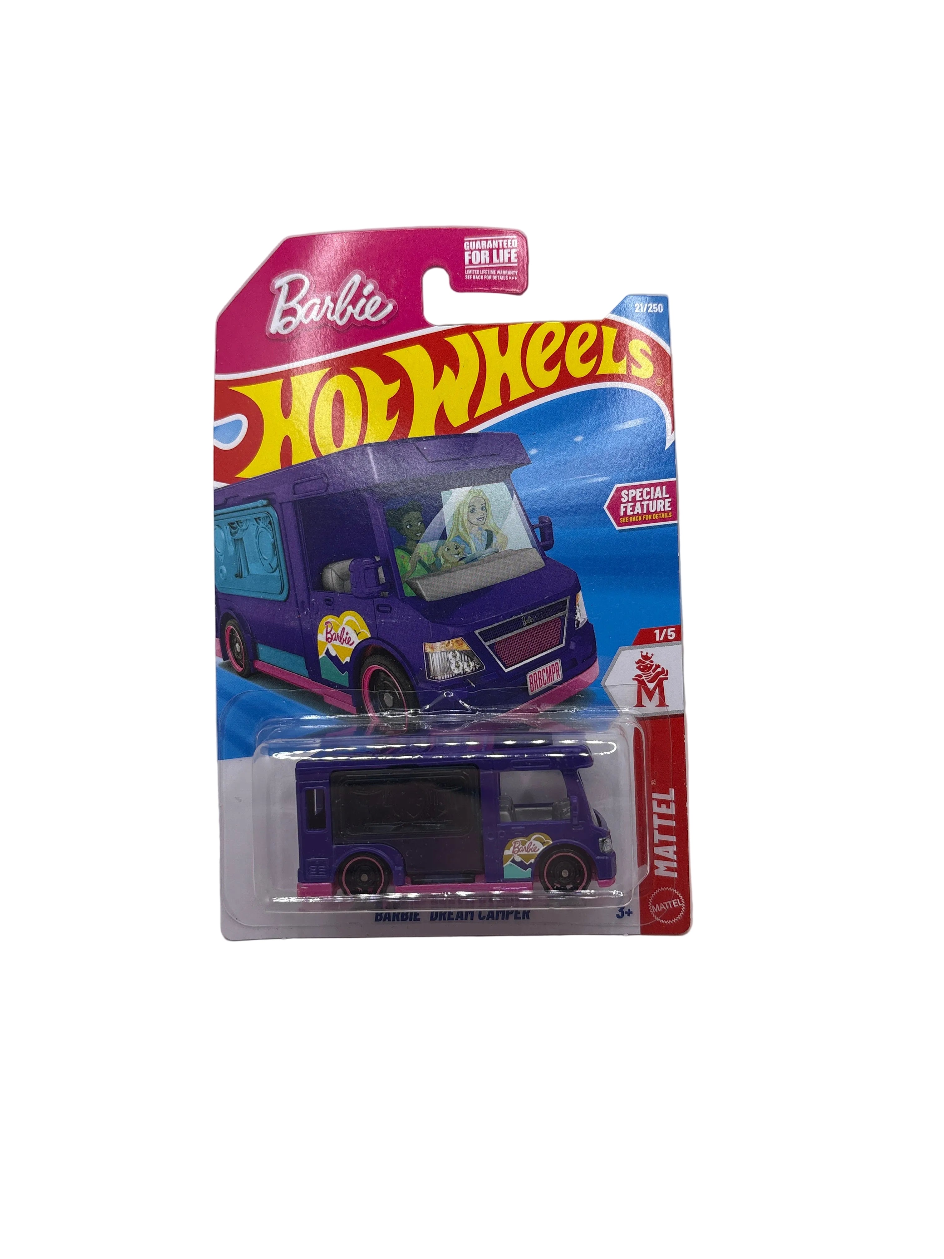 Hot Wheels Barbie Dream Camper Diecast blue