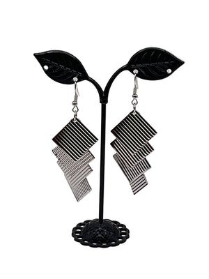 Silver earrings
