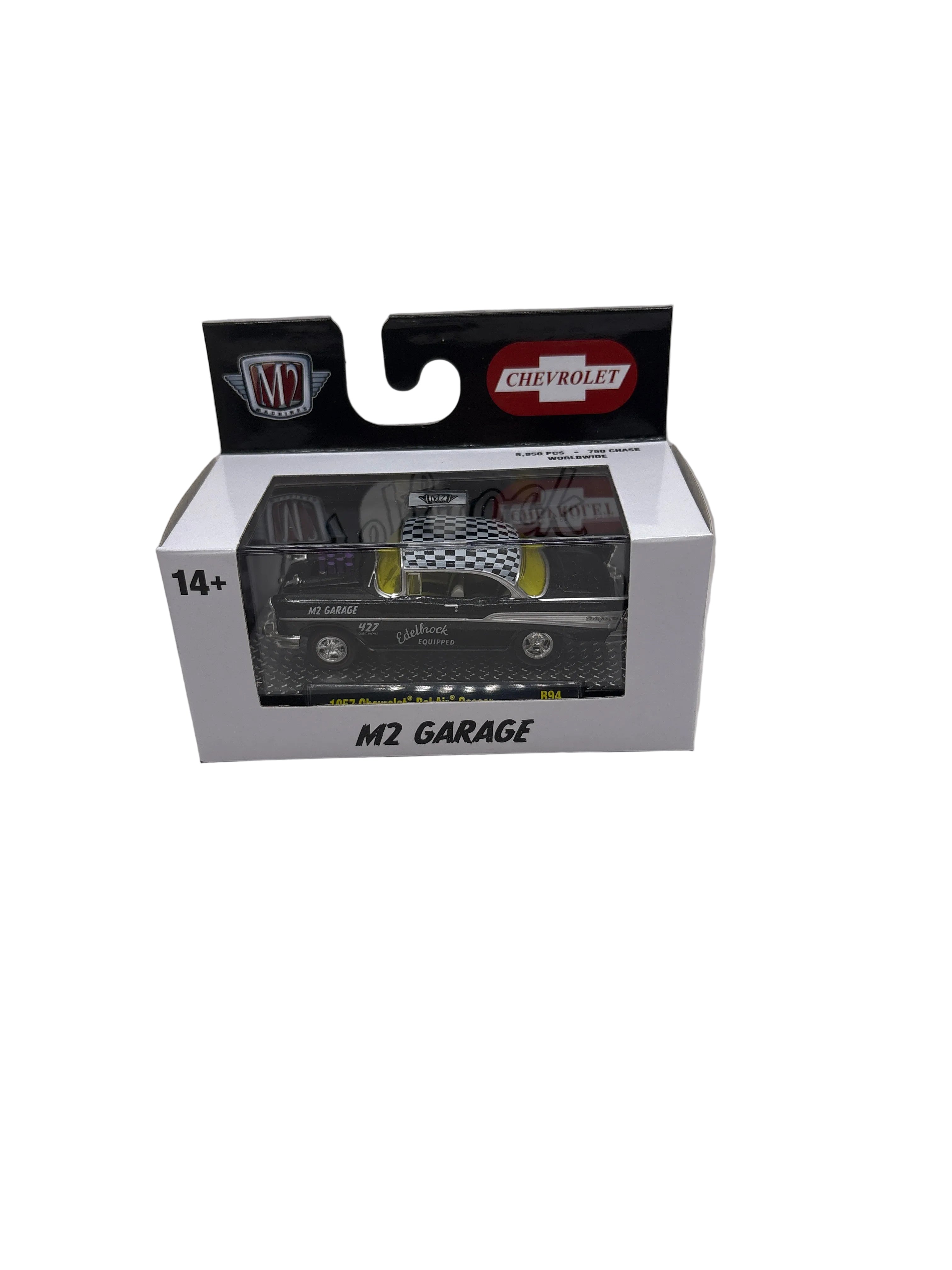 M2 1957 Chevrolet Bel Air Gasser Diecast black