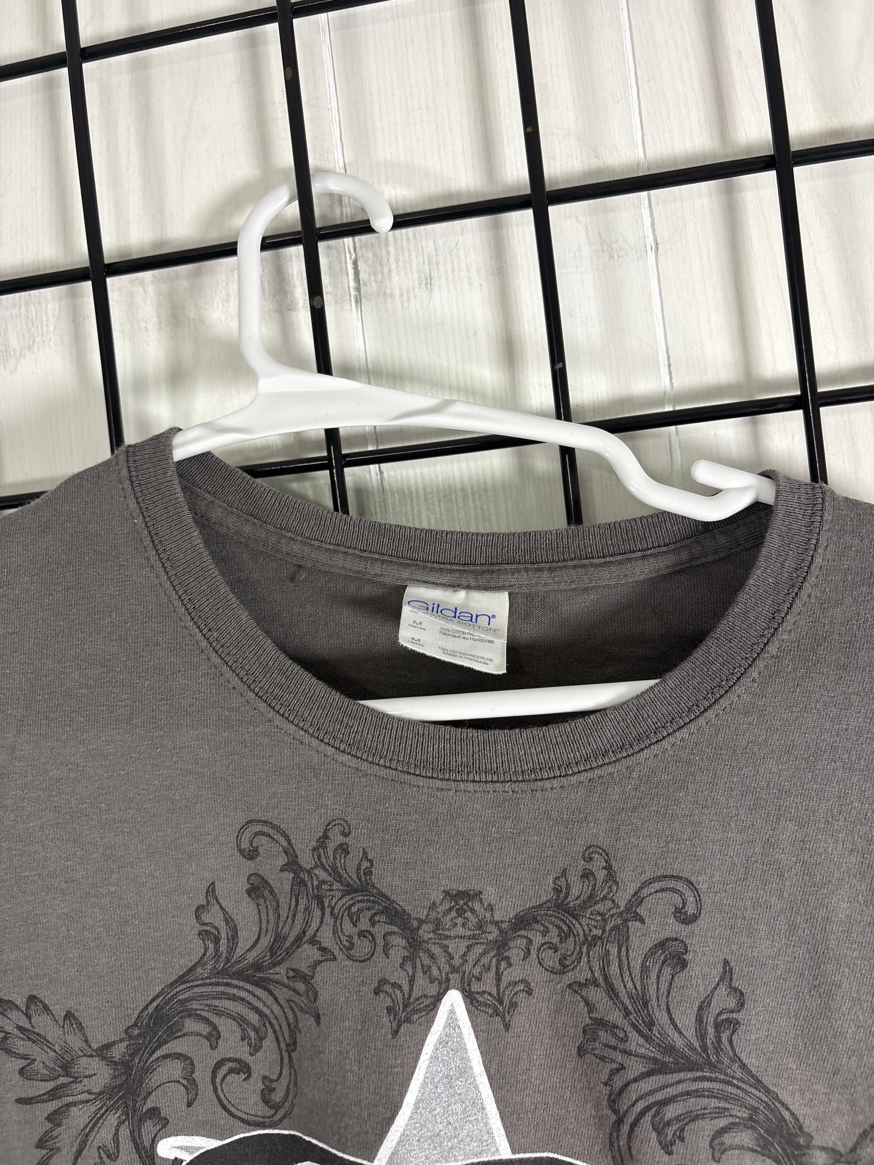 Gildan George Strait T Shirt gray
