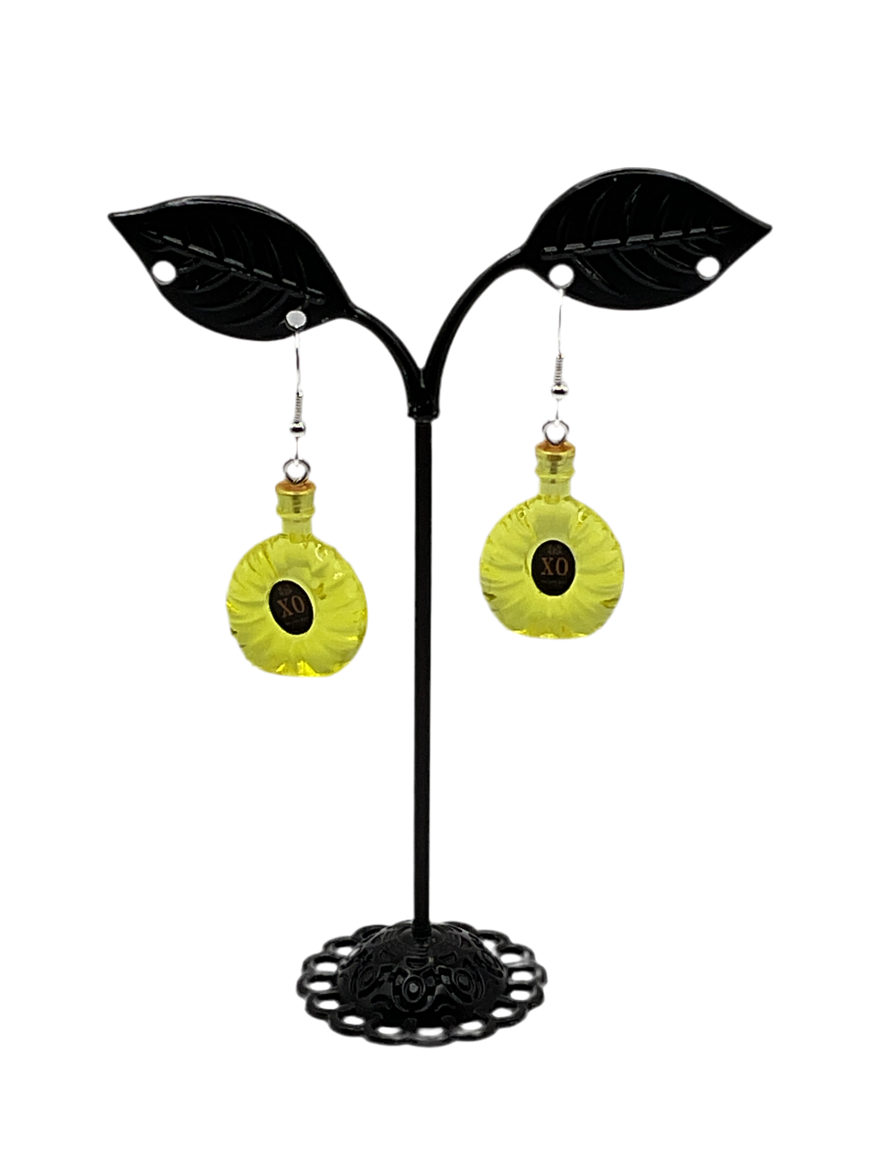 पीली XO कॉन्यैक बालियाँ