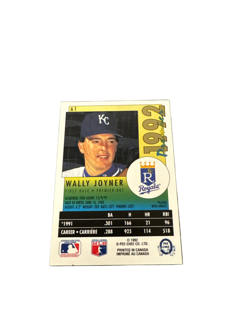 Premier Wally Joyner