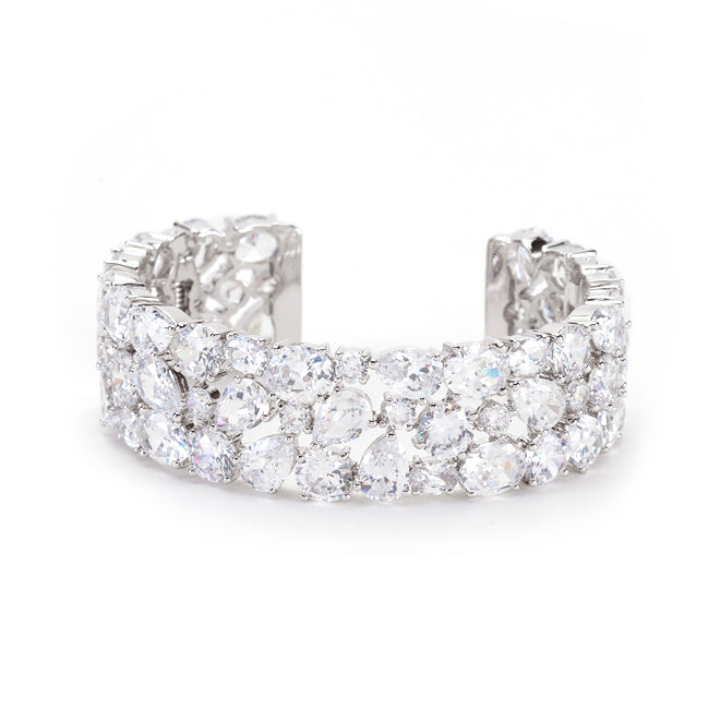 Bejeweled Cubic Zirconia Cuff