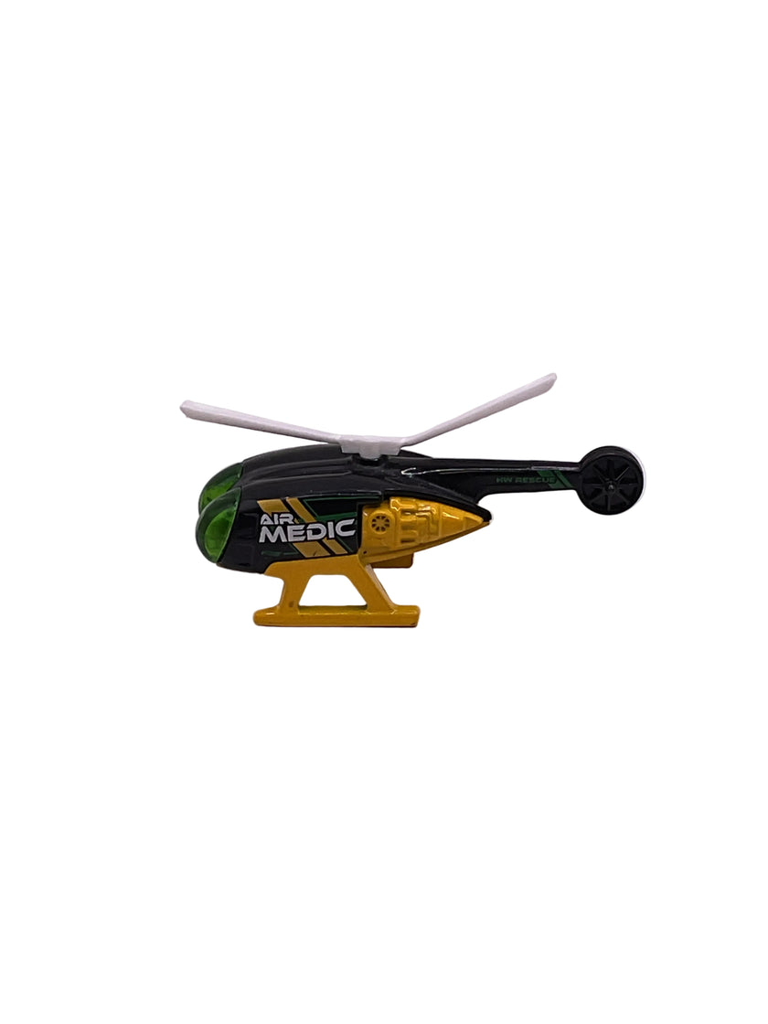 Hot Wheels Skyfire Air Medic Helicopter Diecast Black