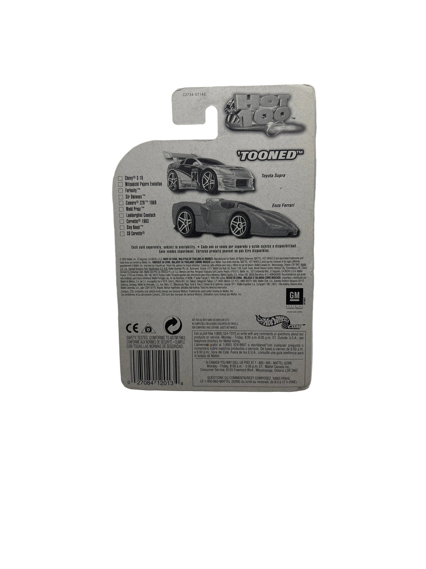 Hot Wheels Tooned Camaro Z28 1969 Diecast red