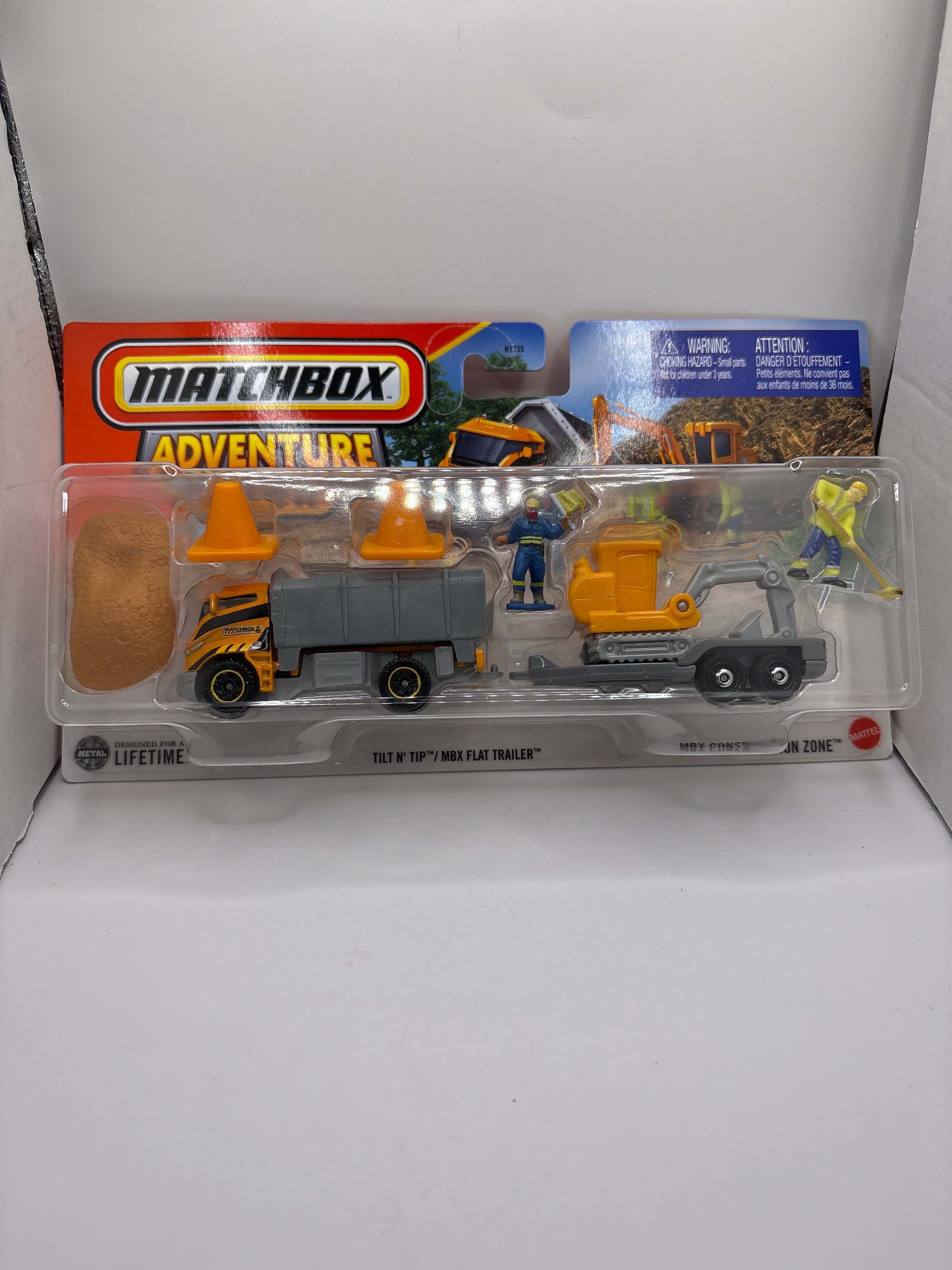 Matchbox Tilt N Tip MBX Flat Trailer Diecast