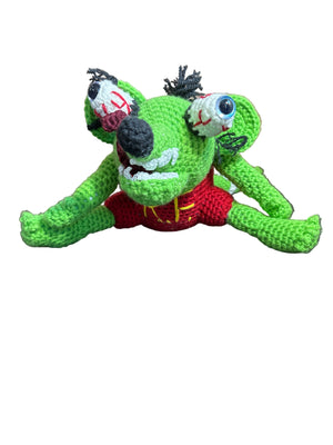 Hand Crotchet Rat Fink multi color