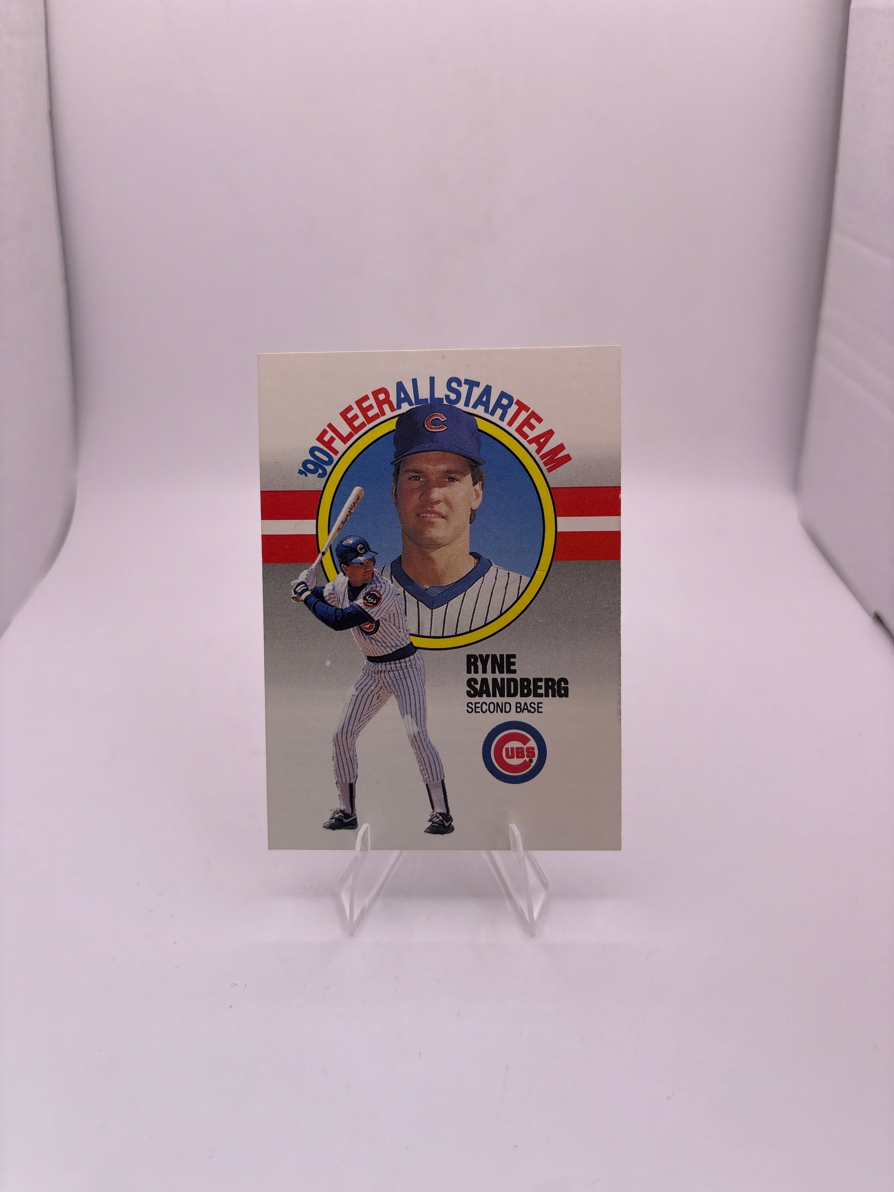 Fleer Ryne Sandberg Sports Card