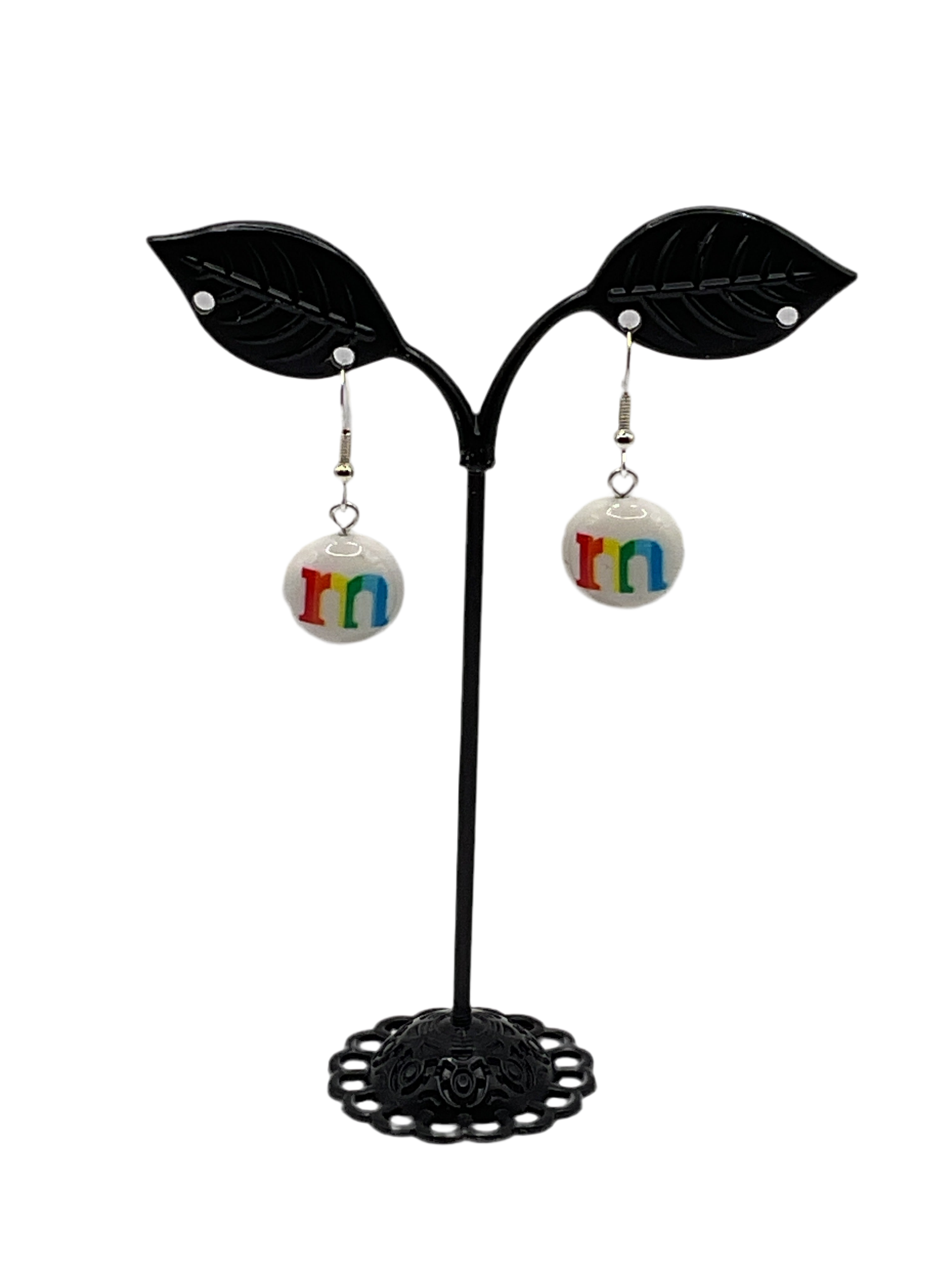 M and M Earrings