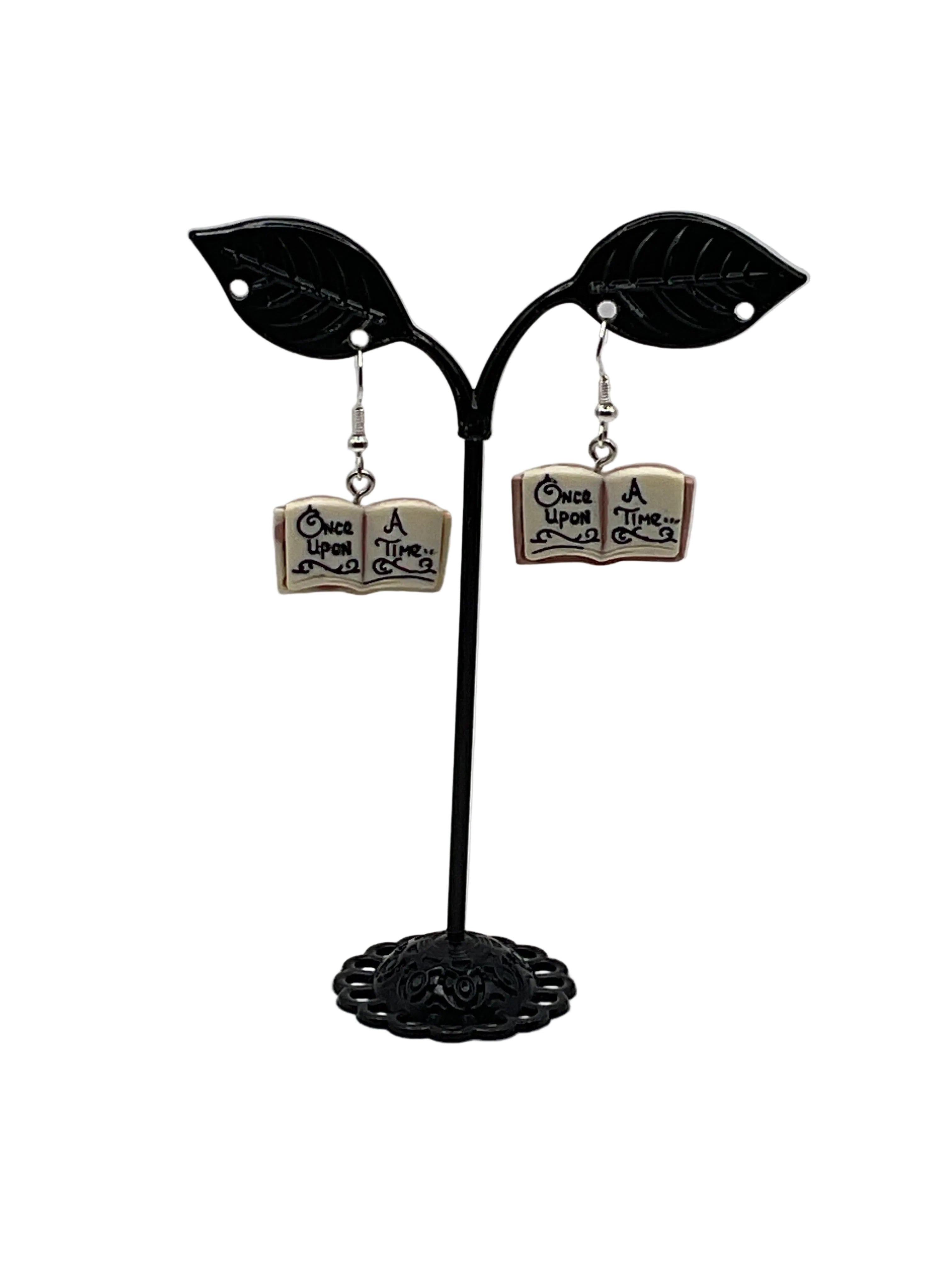 Once Upon A Time Book Earrings