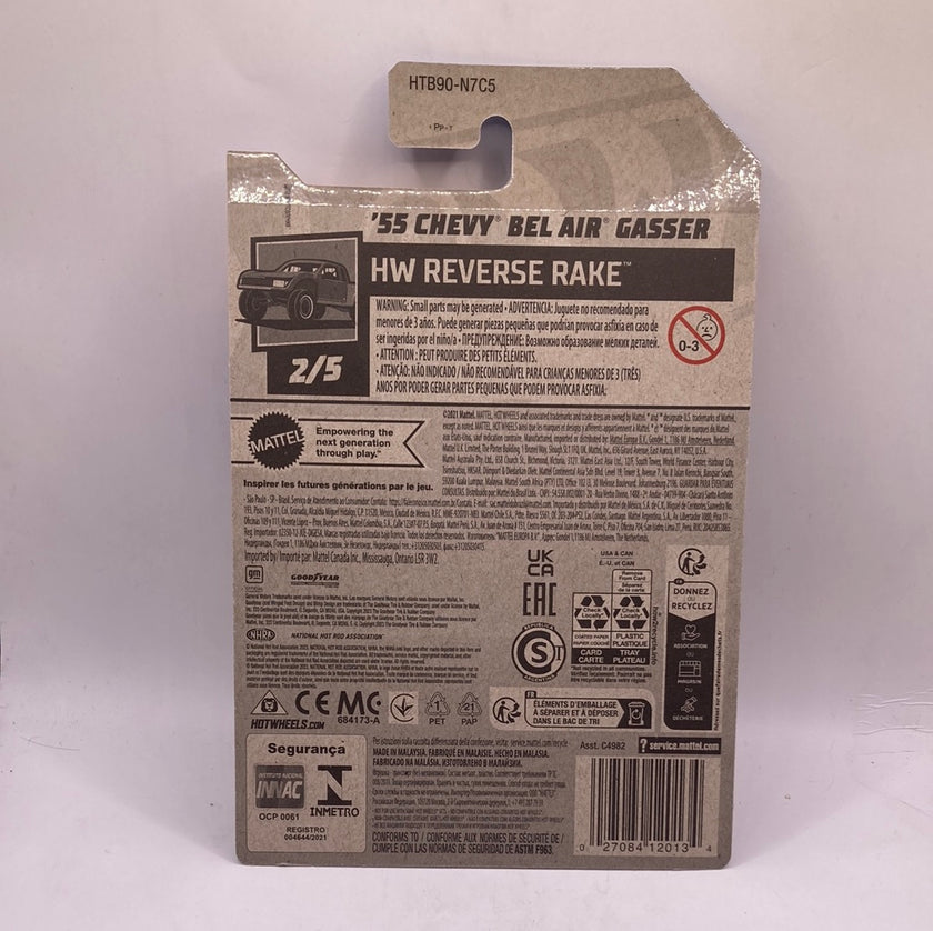 Hot Wheels 55 Chevy Bel Air Gasser Diecast
