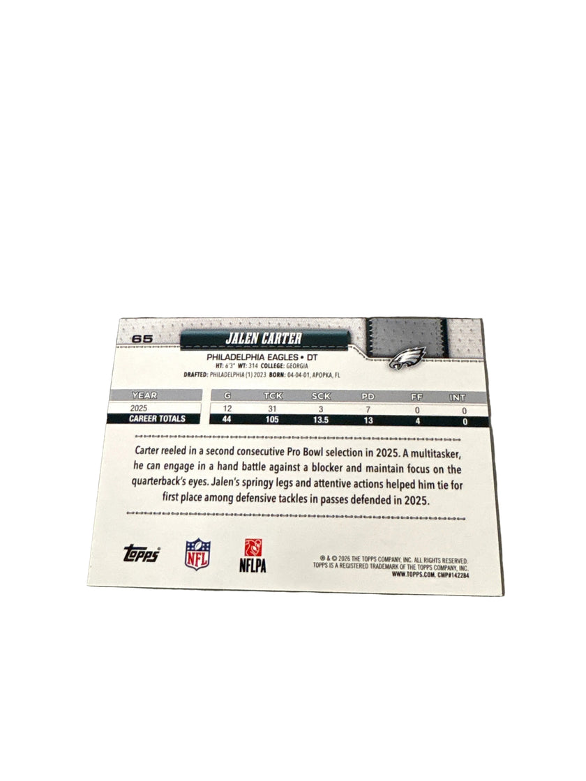 Topps Jalen Carter