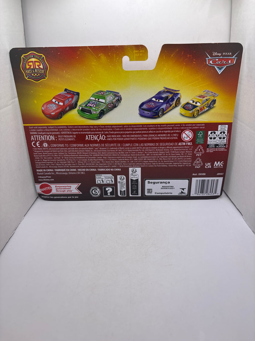 Disney Pixar Cars Lightning McQueen Chick Hicks Diecast multi color