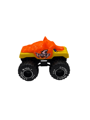 Express Wheels Wolf Monster Truck Diecast yellow